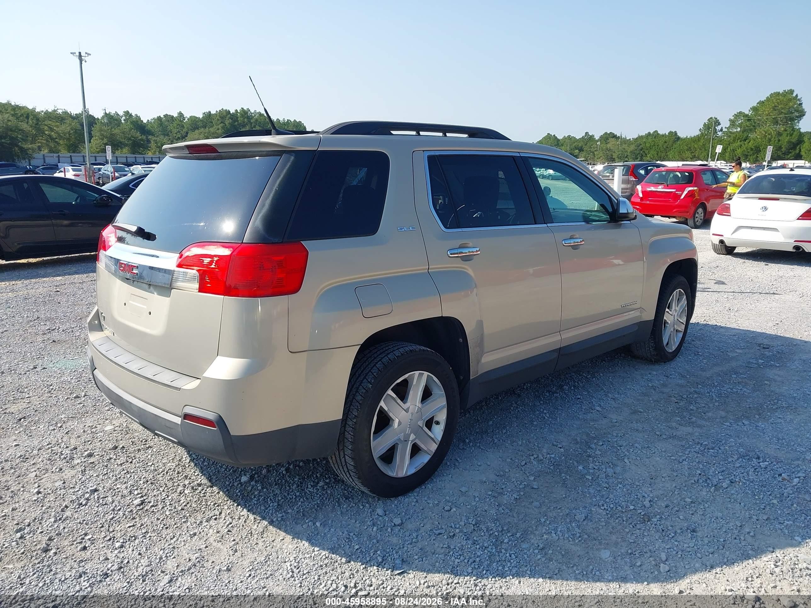 2012 Gmc Terrain Sle-2 Tan vin: 2GKALSEK5C6294562