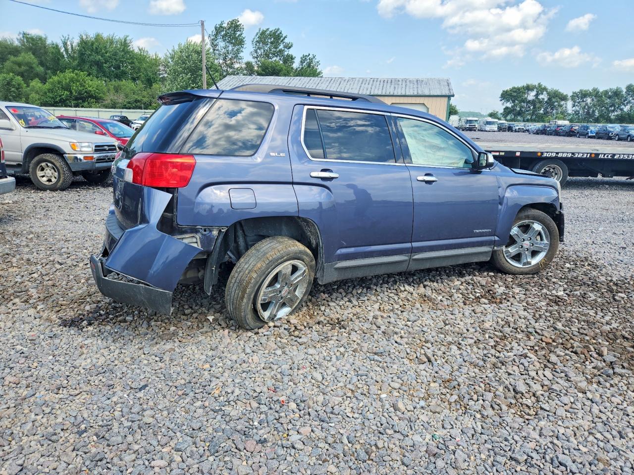 2013 Gmc Terrain Sle Blue vin: 2GKALSEK5D6211665