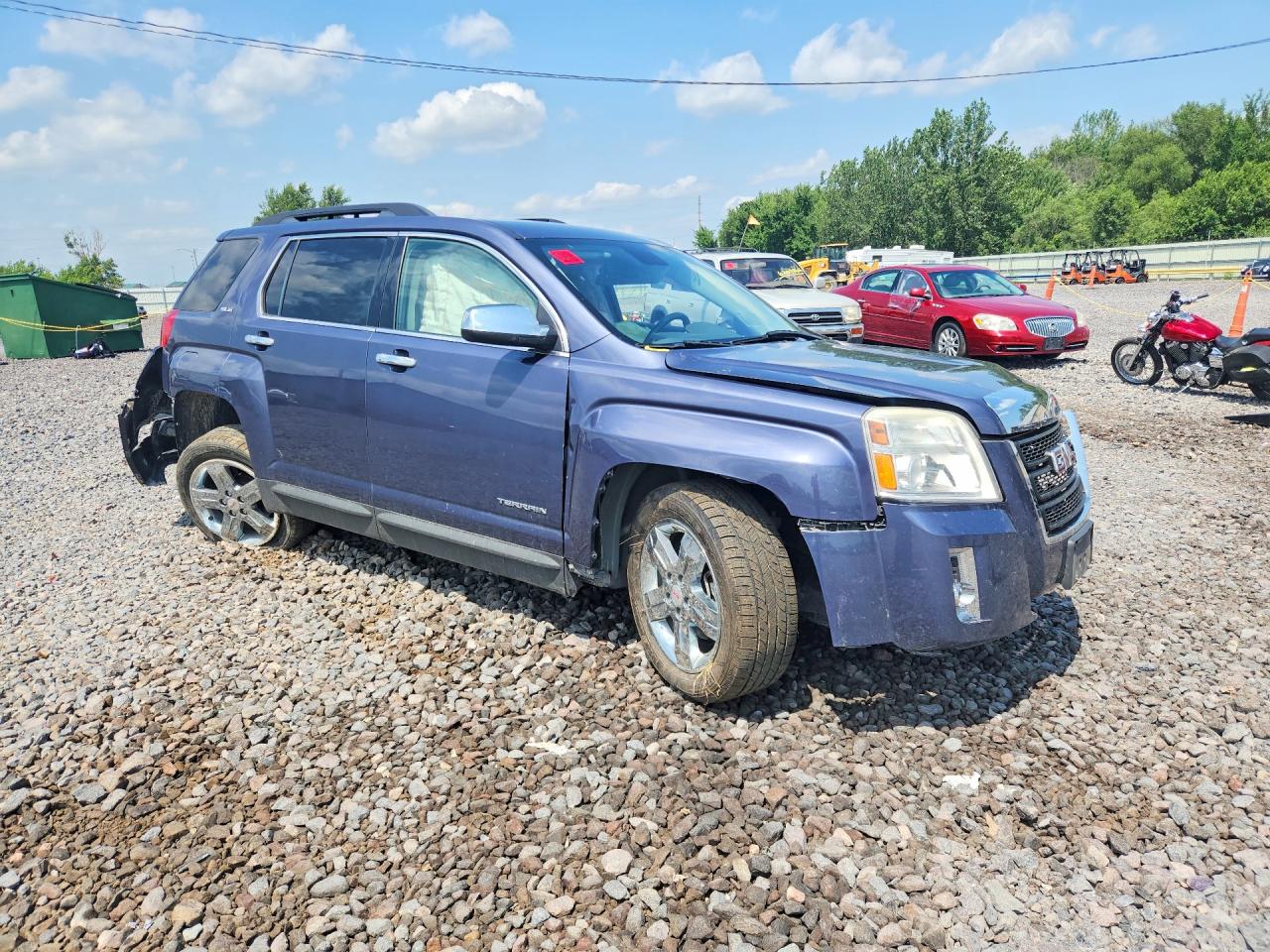 2013 Gmc Terrain Sle Blue vin: 2GKALSEK5D6211665