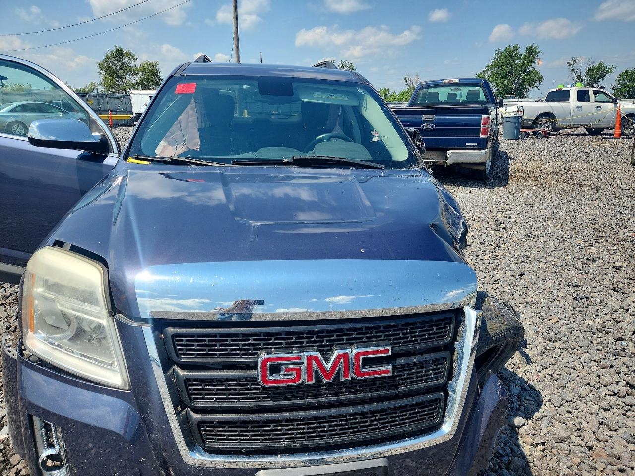 2013 Gmc Terrain Sle Blue vin: 2GKALSEK5D6211665