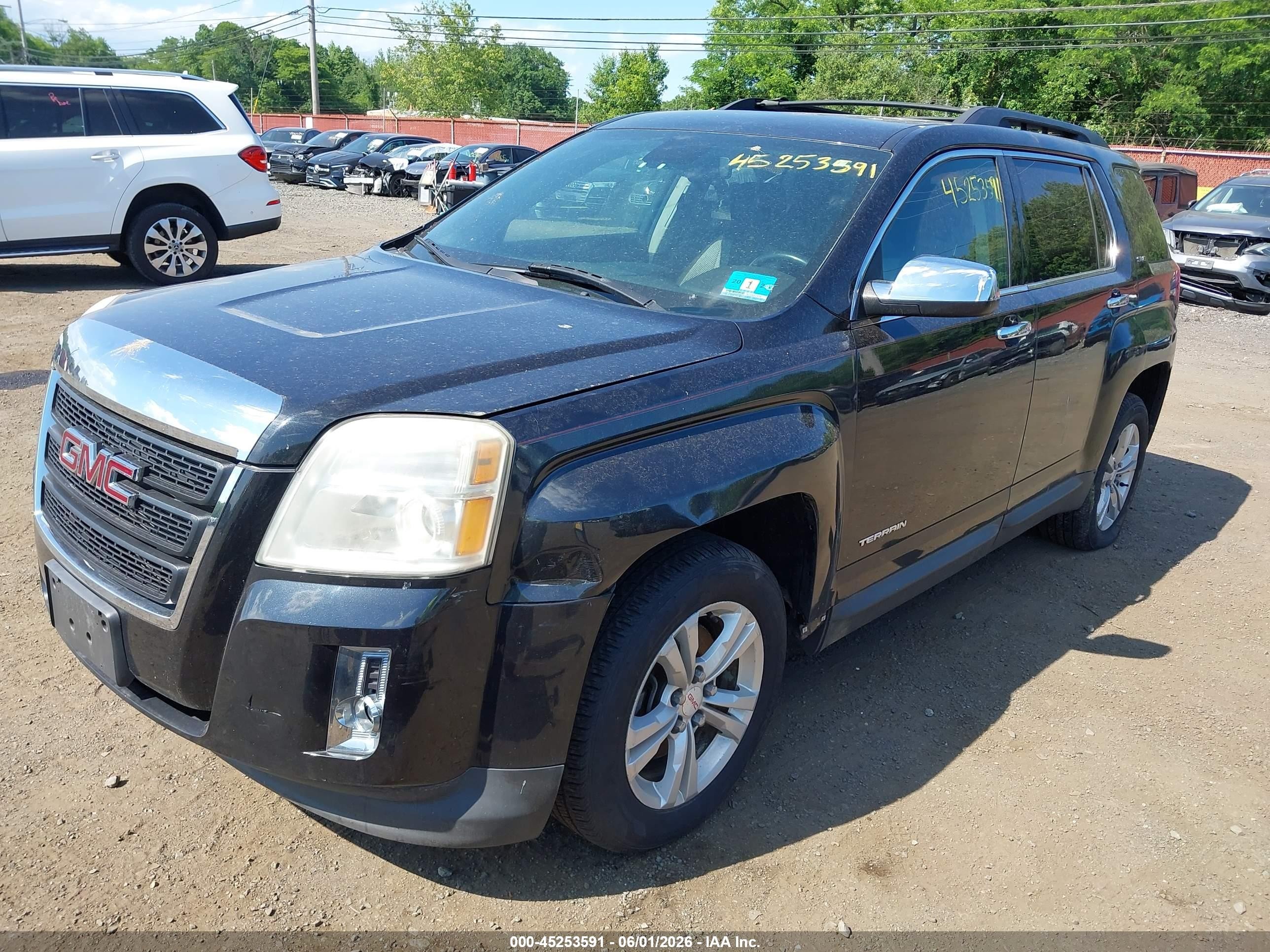 2013 Gmc Terrain Sle-2 Черный vin: 2GKALSEK5D6268805