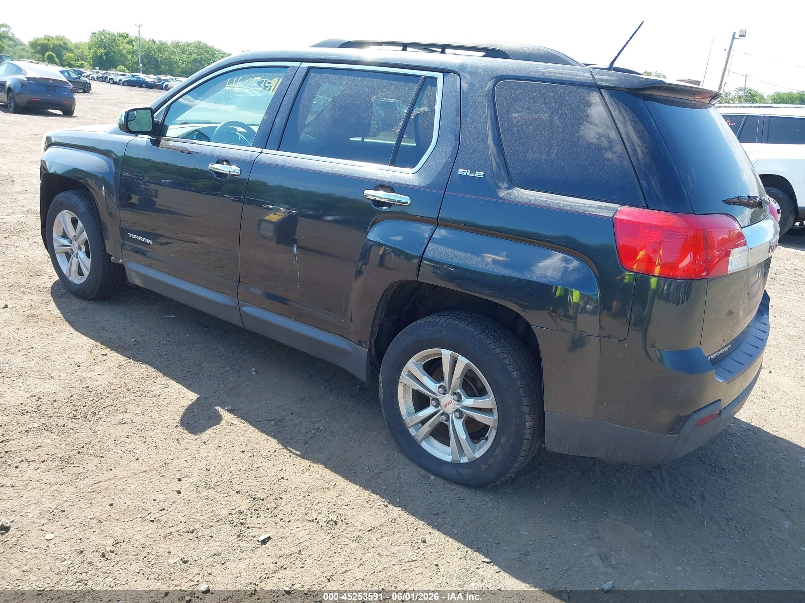 2013 Gmc Terrain Sle-2 Черный vin: 2GKALSEK5D6268805