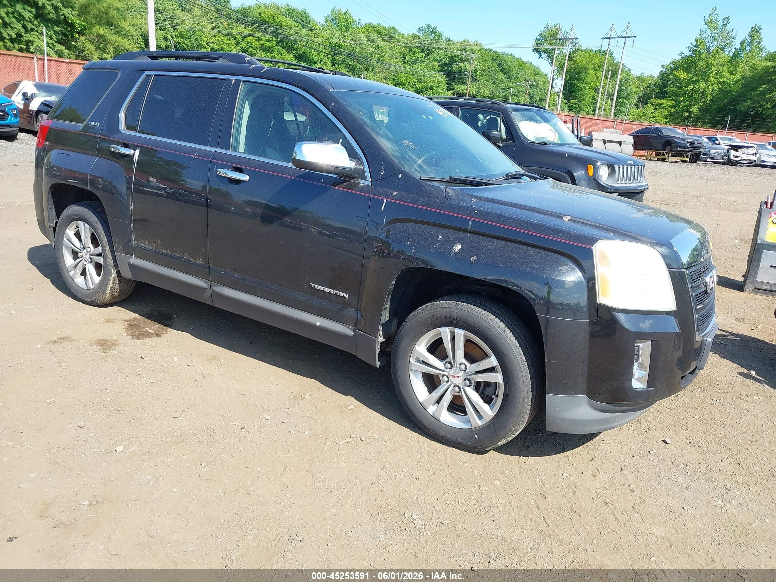 2013 Gmc Terrain Sle-2 Черный vin: 2GKALSEK5D6268805
