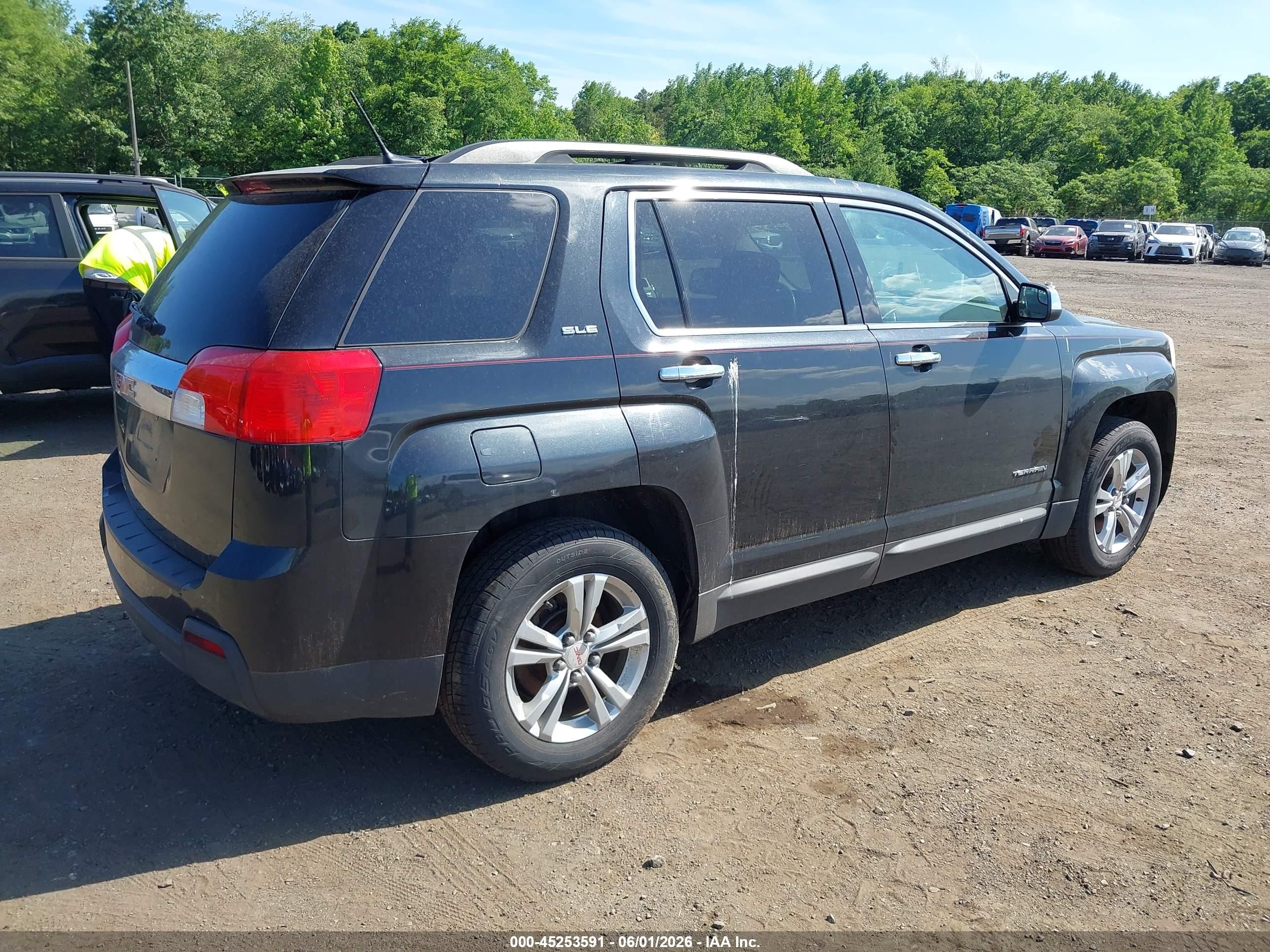 2013 Gmc Terrain Sle-2 Черный vin: 2GKALSEK5D6268805