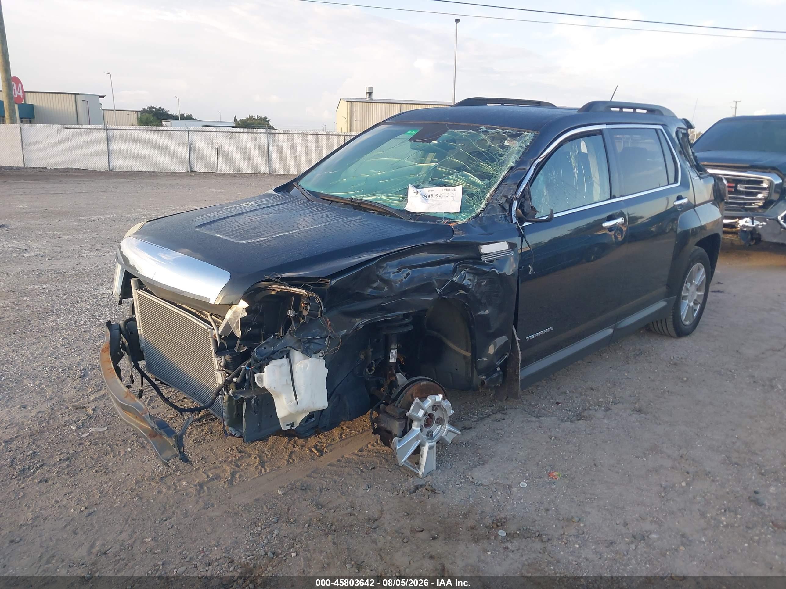 2013 Gmc Terrain Sle-2 Gray vin: 2GKALSEK5D6288245