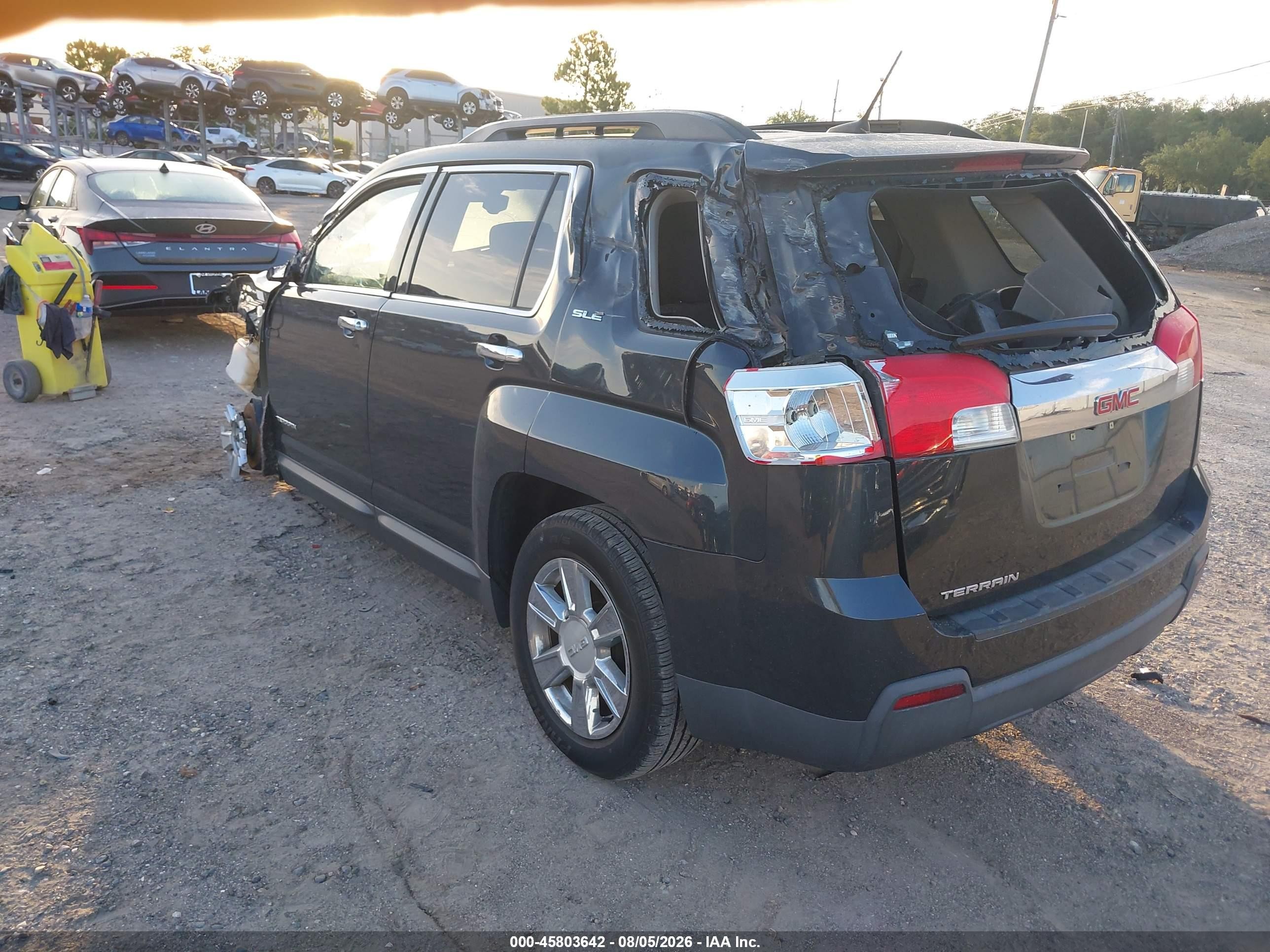 2013 Gmc Terrain Sle-2 Gray vin: 2GKALSEK5D6288245