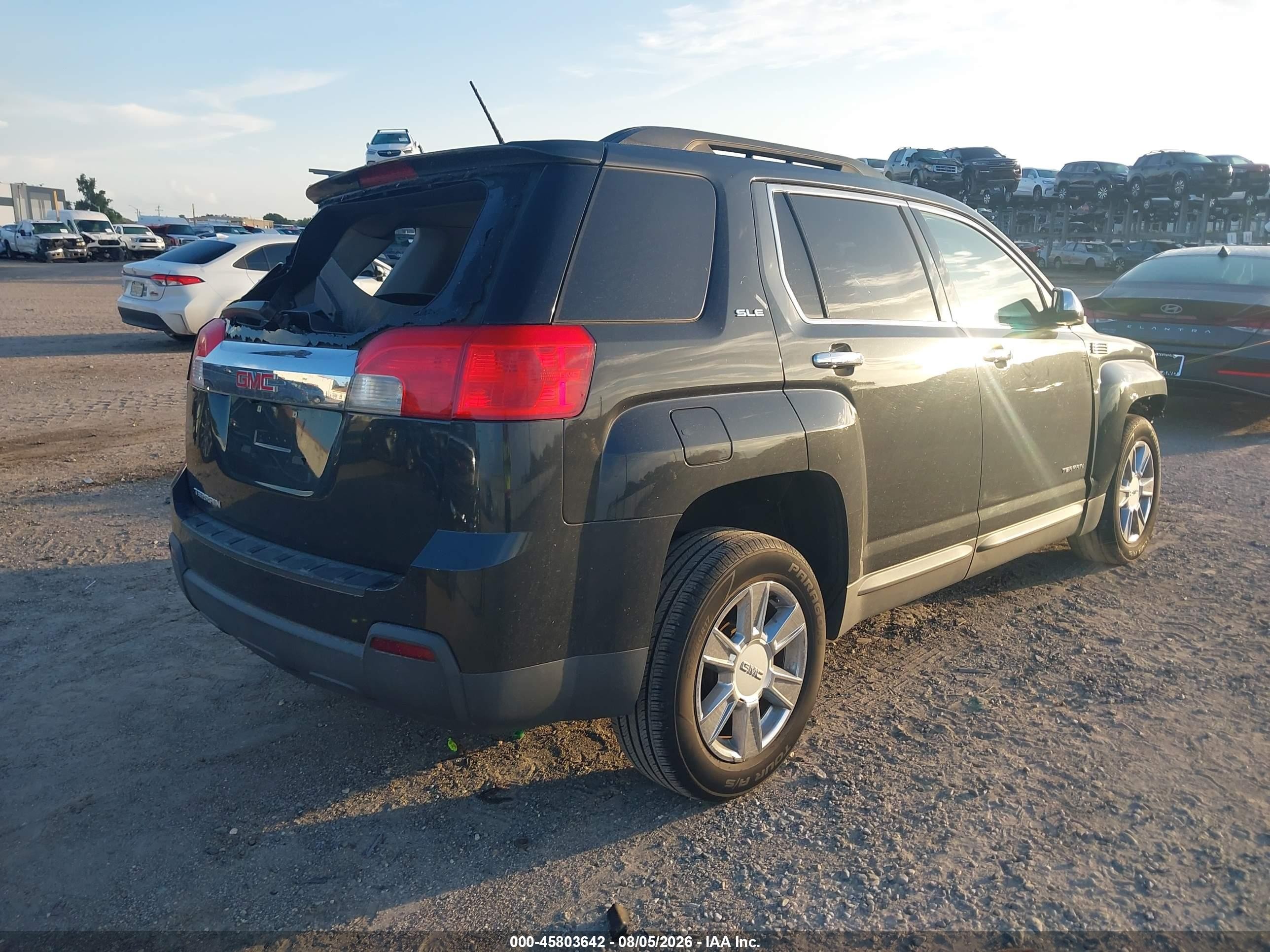 2013 Gmc Terrain Sle-2 Gray vin: 2GKALSEK5D6288245