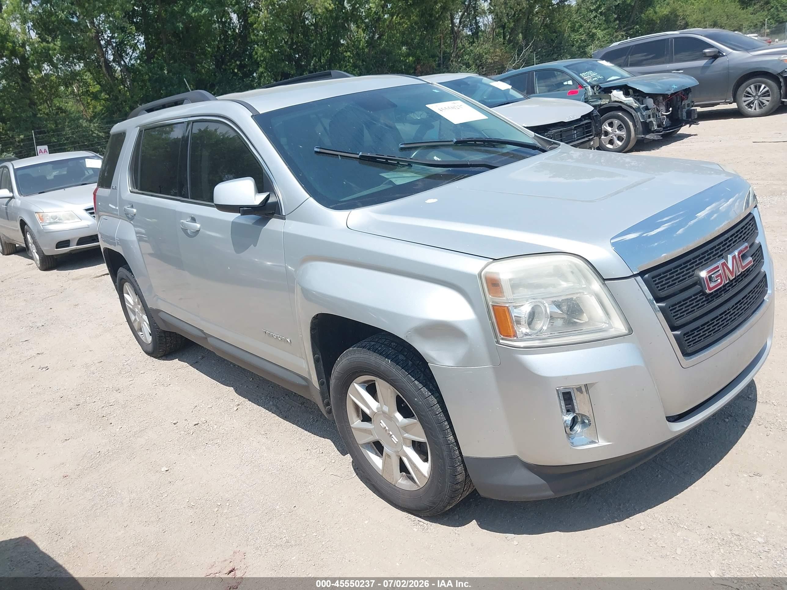 2013 Gmc Terrain Sle-2 Серебряный vin: 2GKALSEK5D6308820