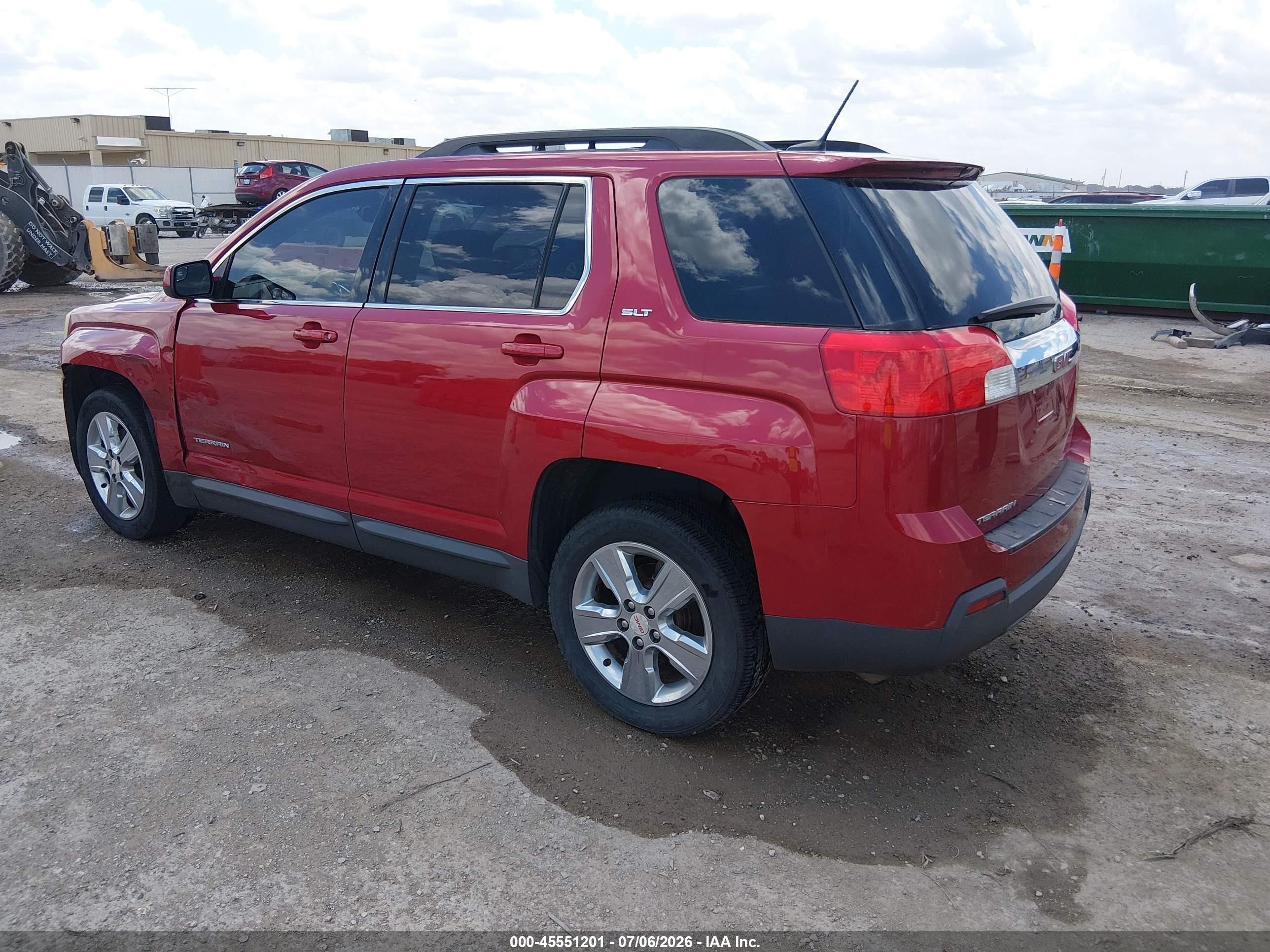 2014 Gmc Terrain Slt-1 Red vin: 2GKALSEK5E6168754