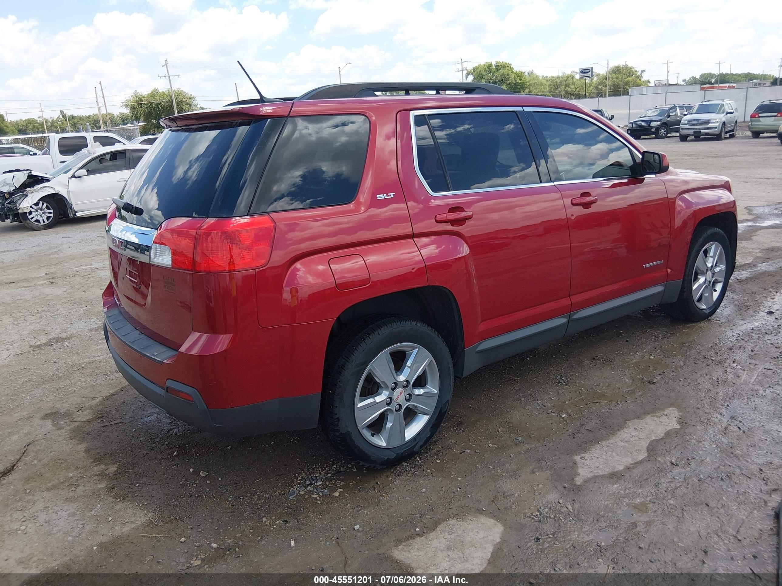 2014 Gmc Terrain Slt-1 Red vin: 2GKALSEK5E6168754
