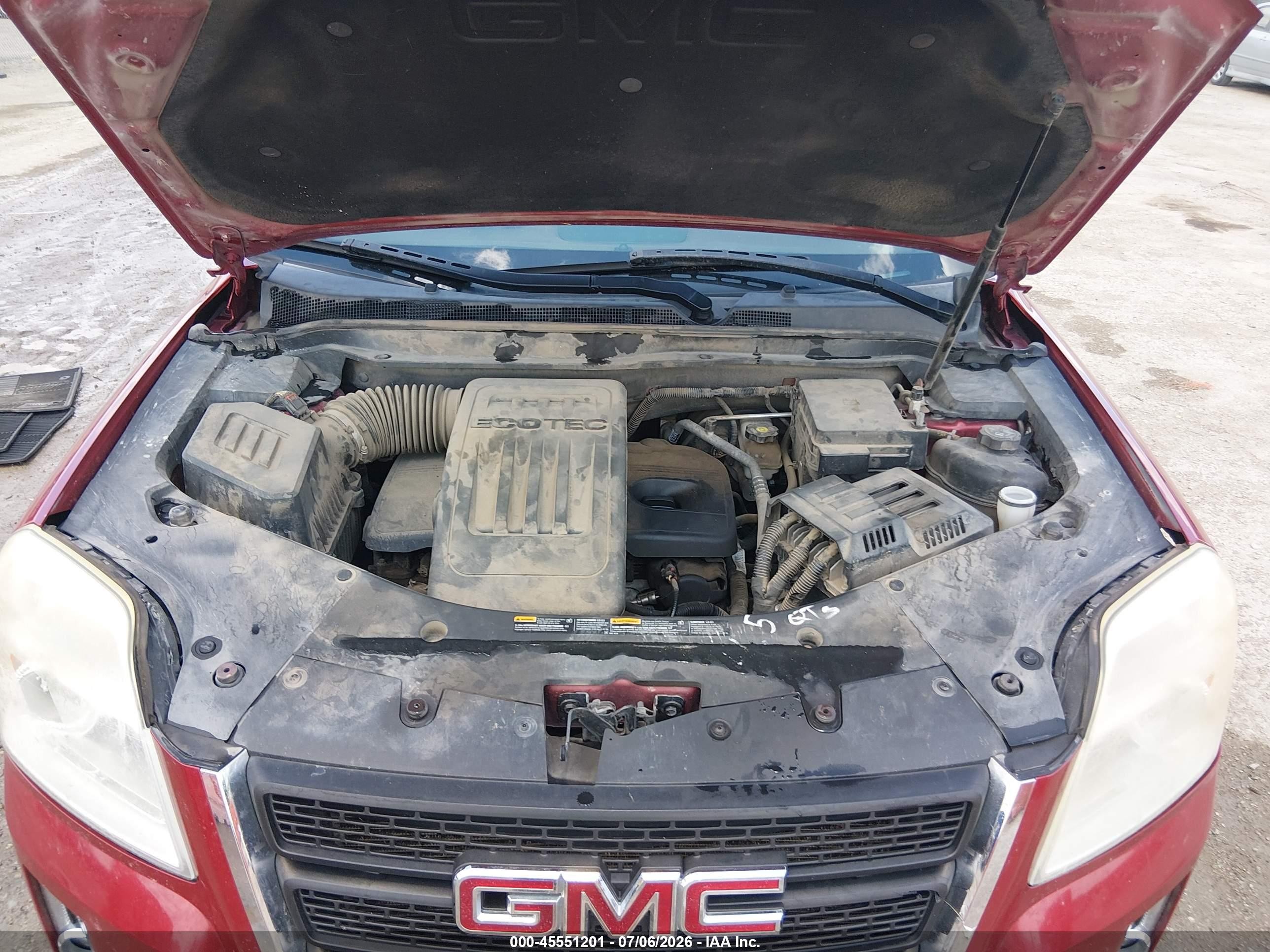 2014 Gmc Terrain Slt-1 Red vin: 2GKALSEK5E6168754