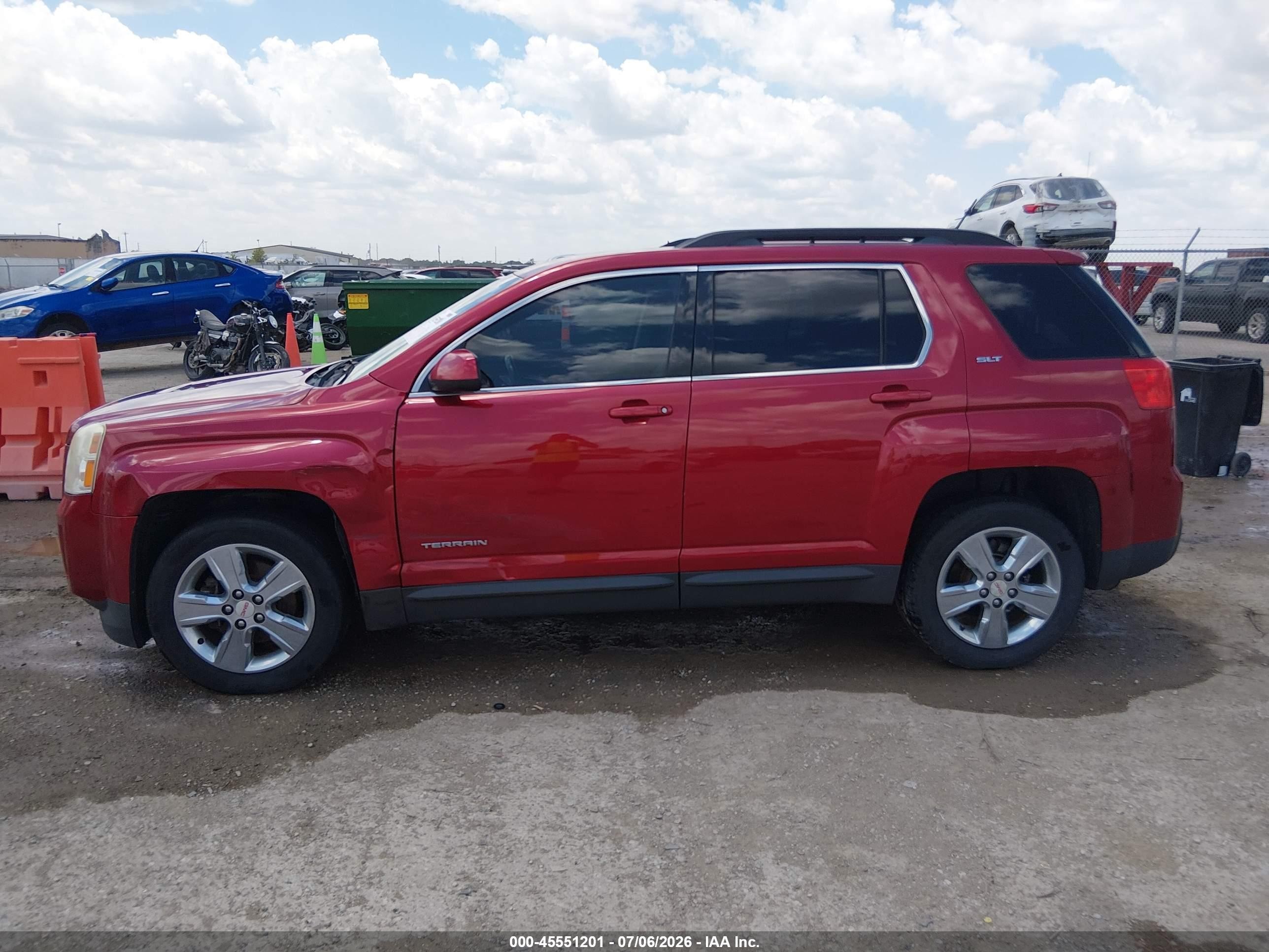 2014 Gmc Terrain Slt-1 Red vin: 2GKALSEK5E6168754