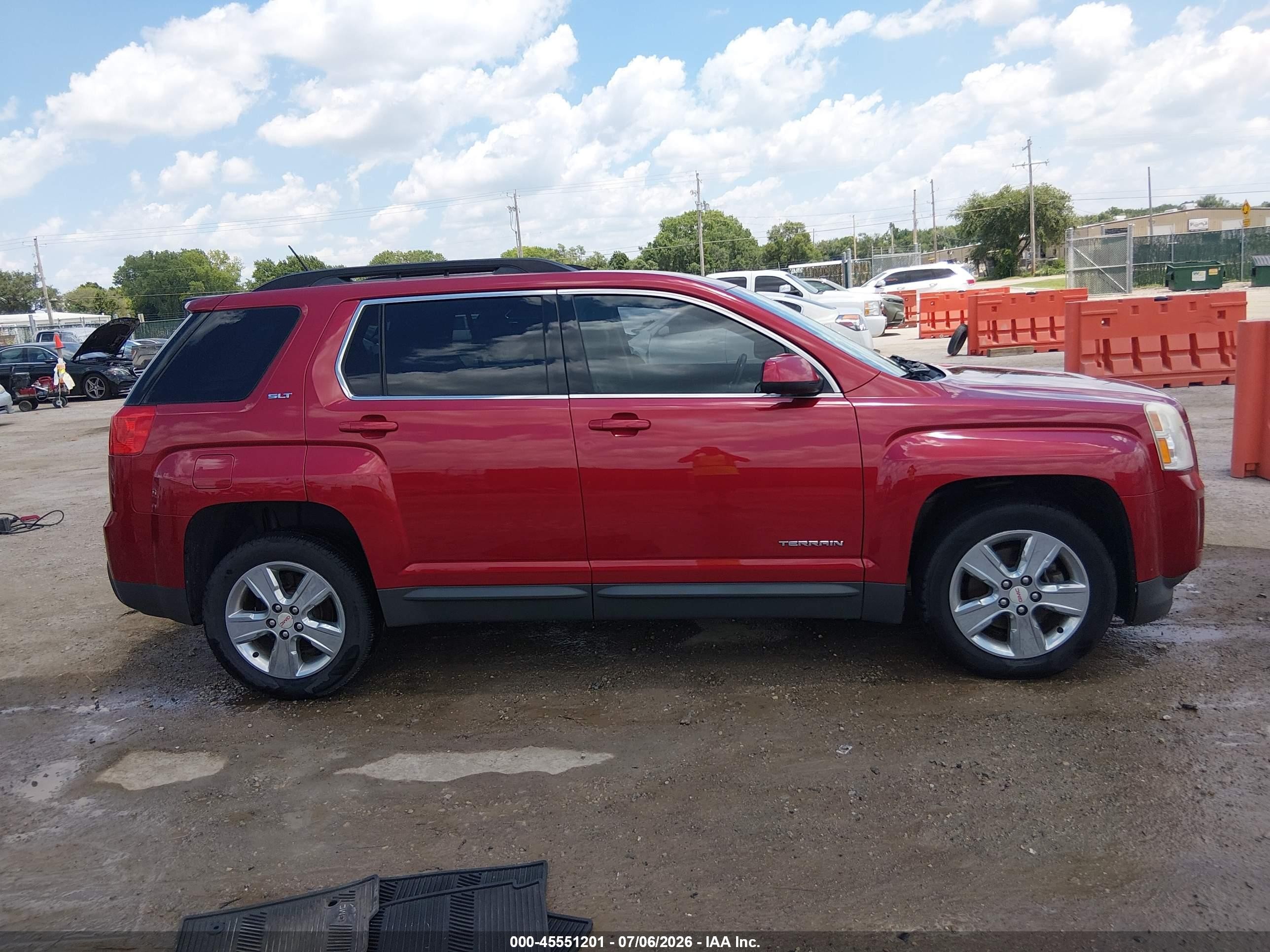 2014 Gmc Terrain Slt-1 Red vin: 2GKALSEK5E6168754