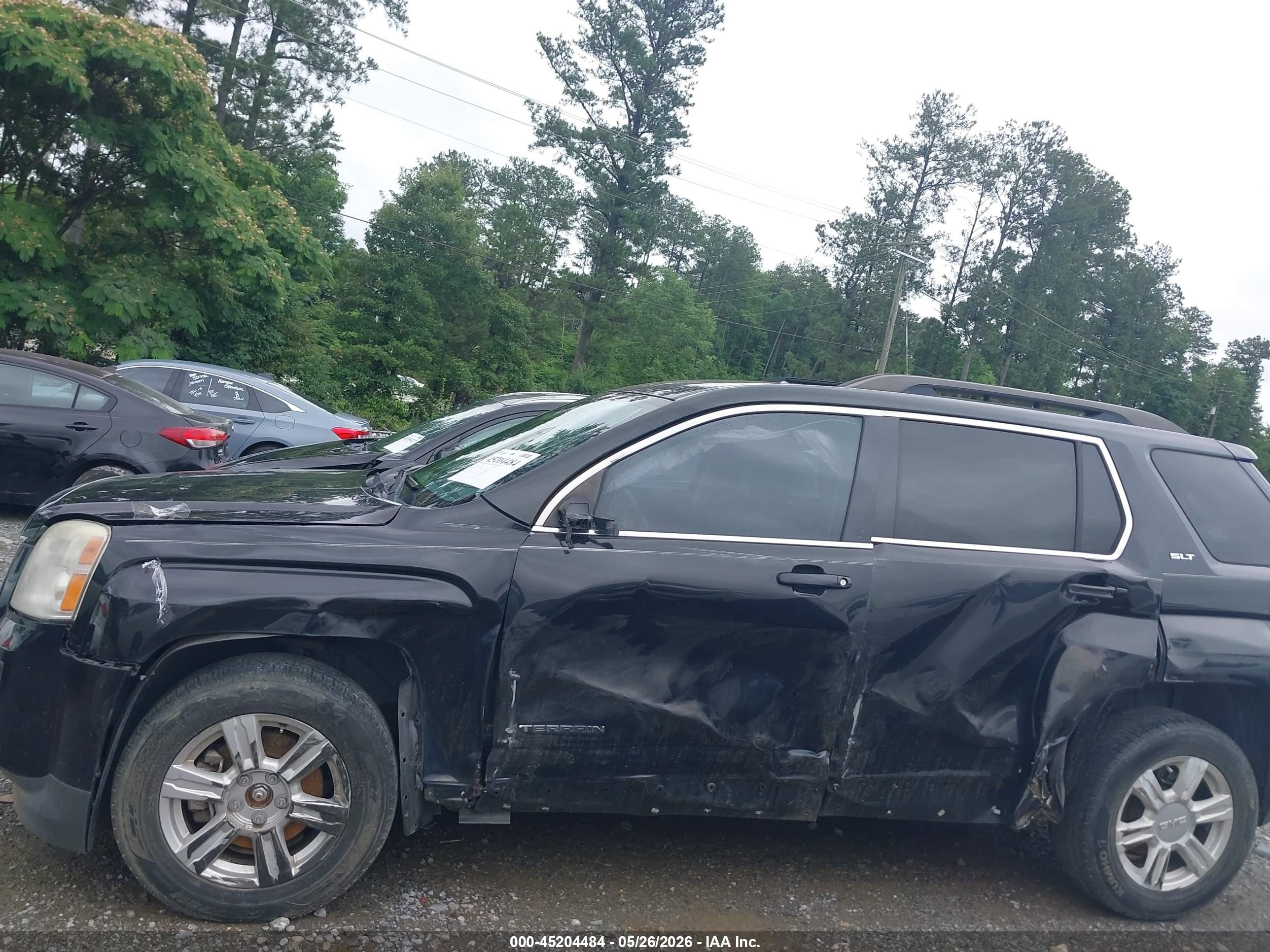 2014 Gmc Terrain Slt-1 Black vin: 2GKALSEK5E6258423