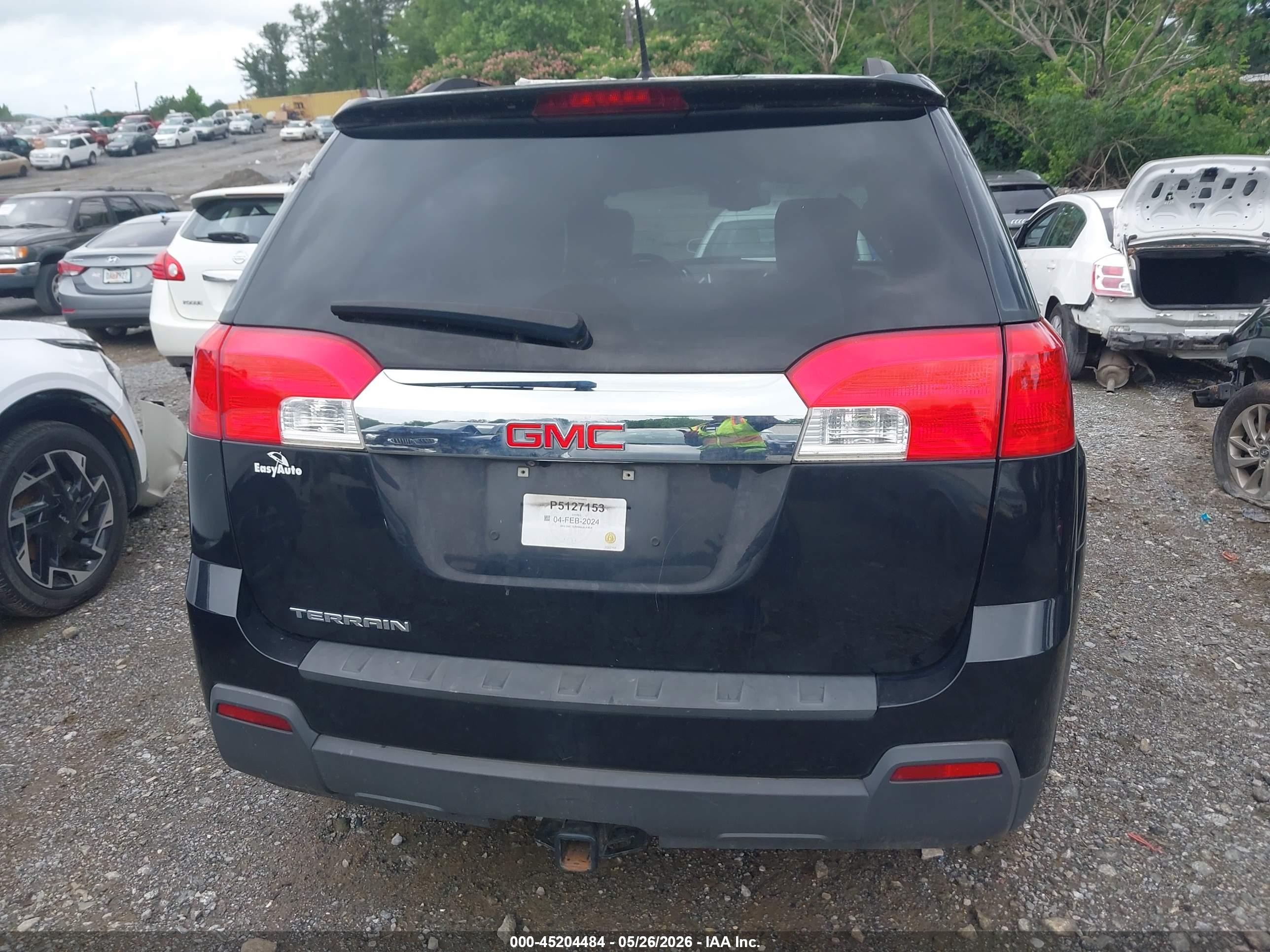 2014 Gmc Terrain Slt-1 Black vin: 2GKALSEK5E6258423