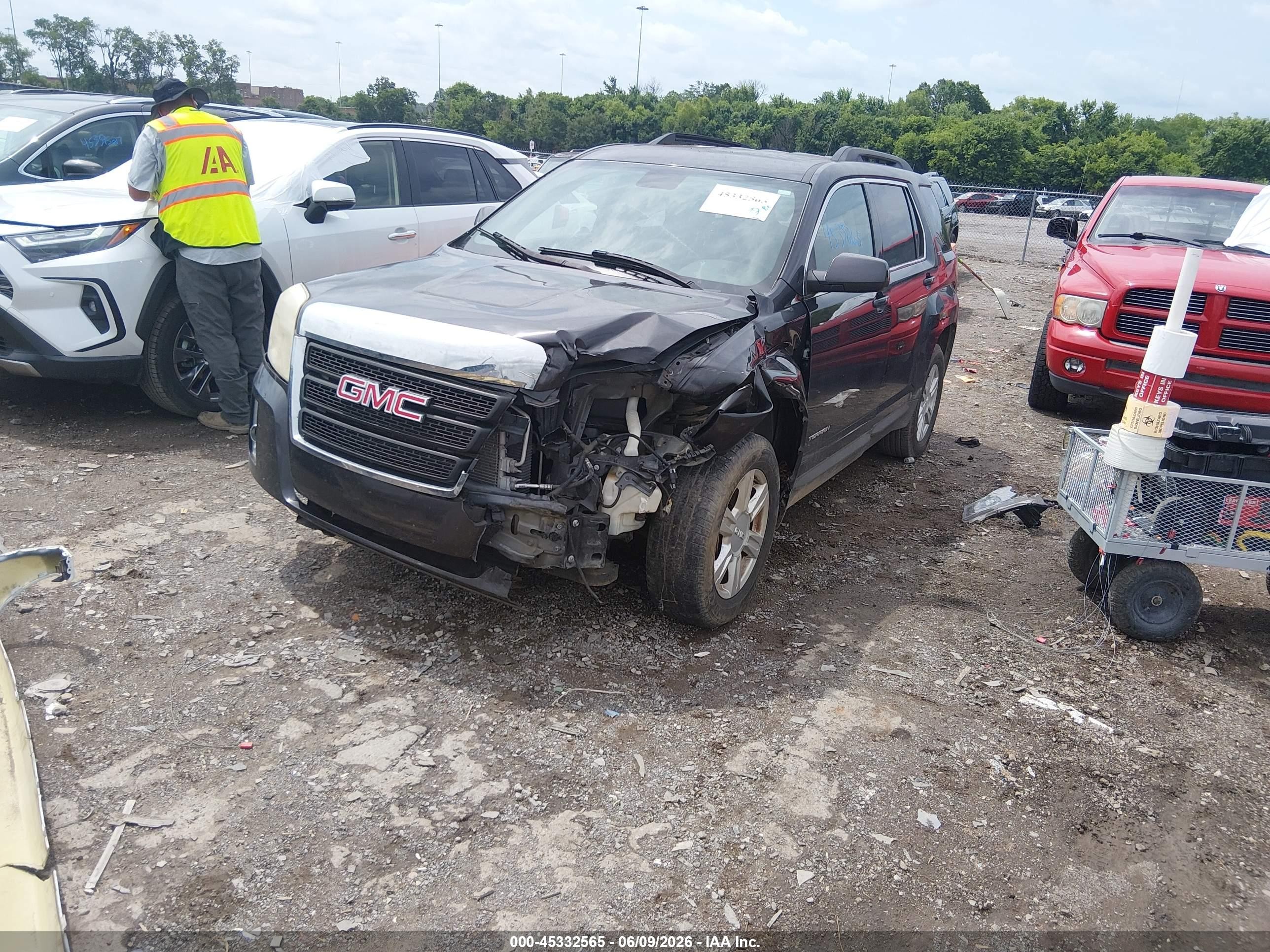 2014 Gmc Terrain Slt-1 Black vin: 2GKALSEK5E6321195
