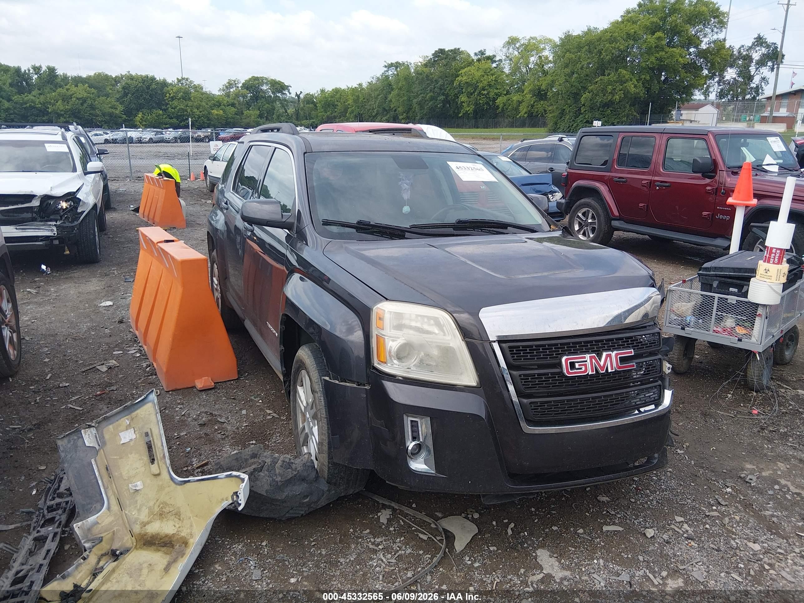 2014 Gmc Terrain Slt-1 Black vin: 2GKALSEK5E6321195
