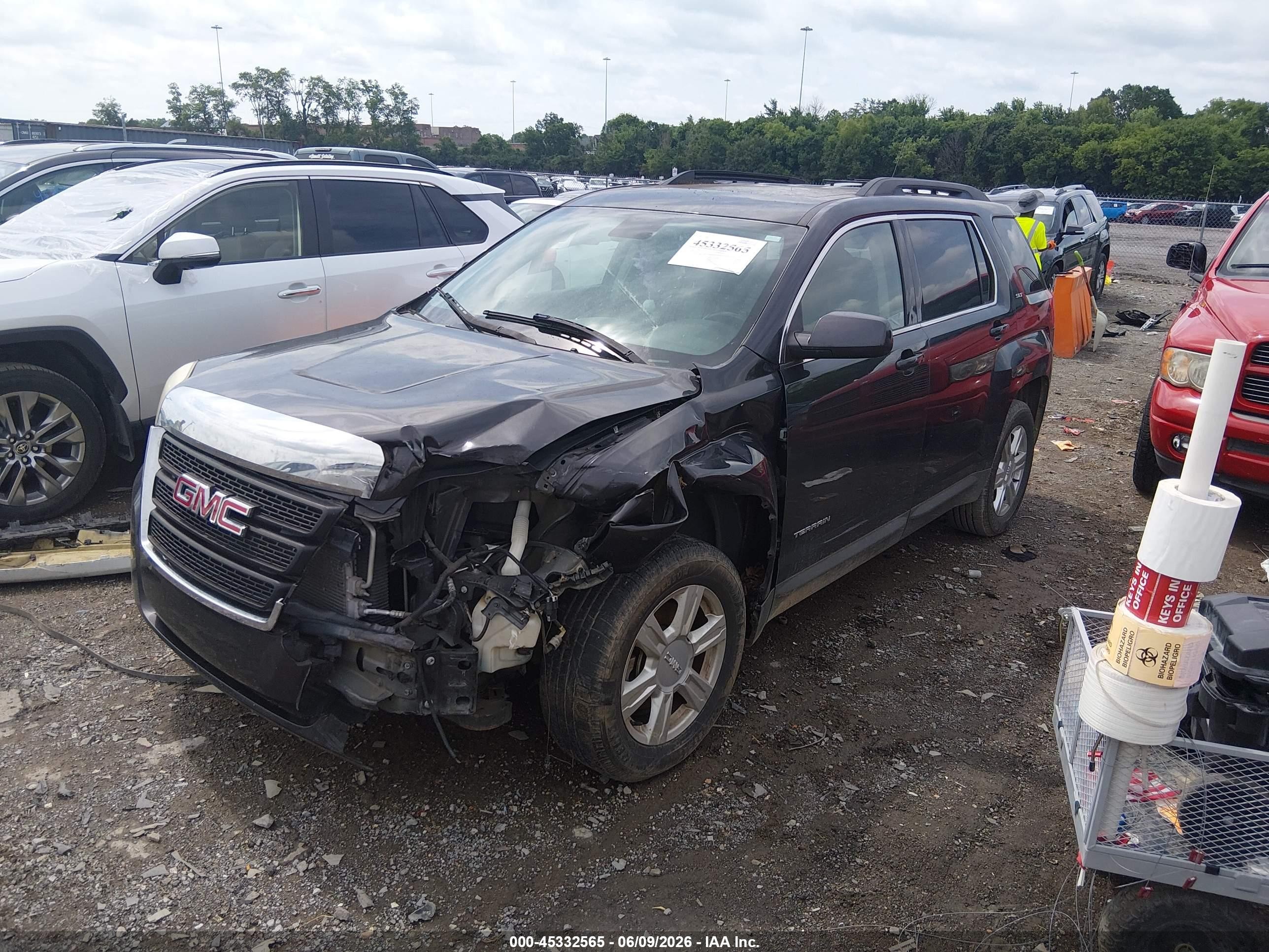 2014 Gmc Terrain Slt-1 Black vin: 2GKALSEK5E6321195