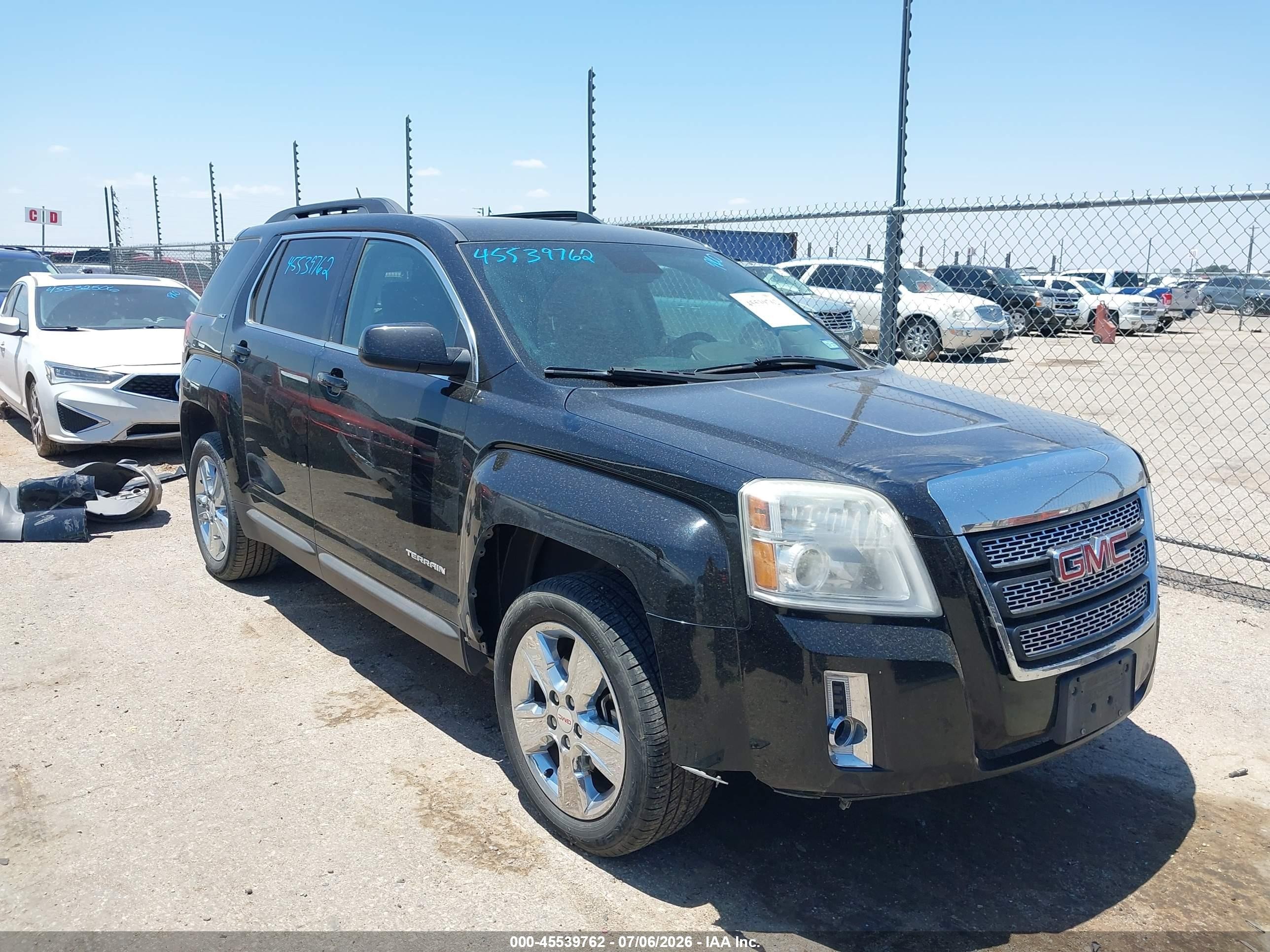 2015 Gmc Terrain Slt-1 Black vin: 2GKALSEK5F6136226