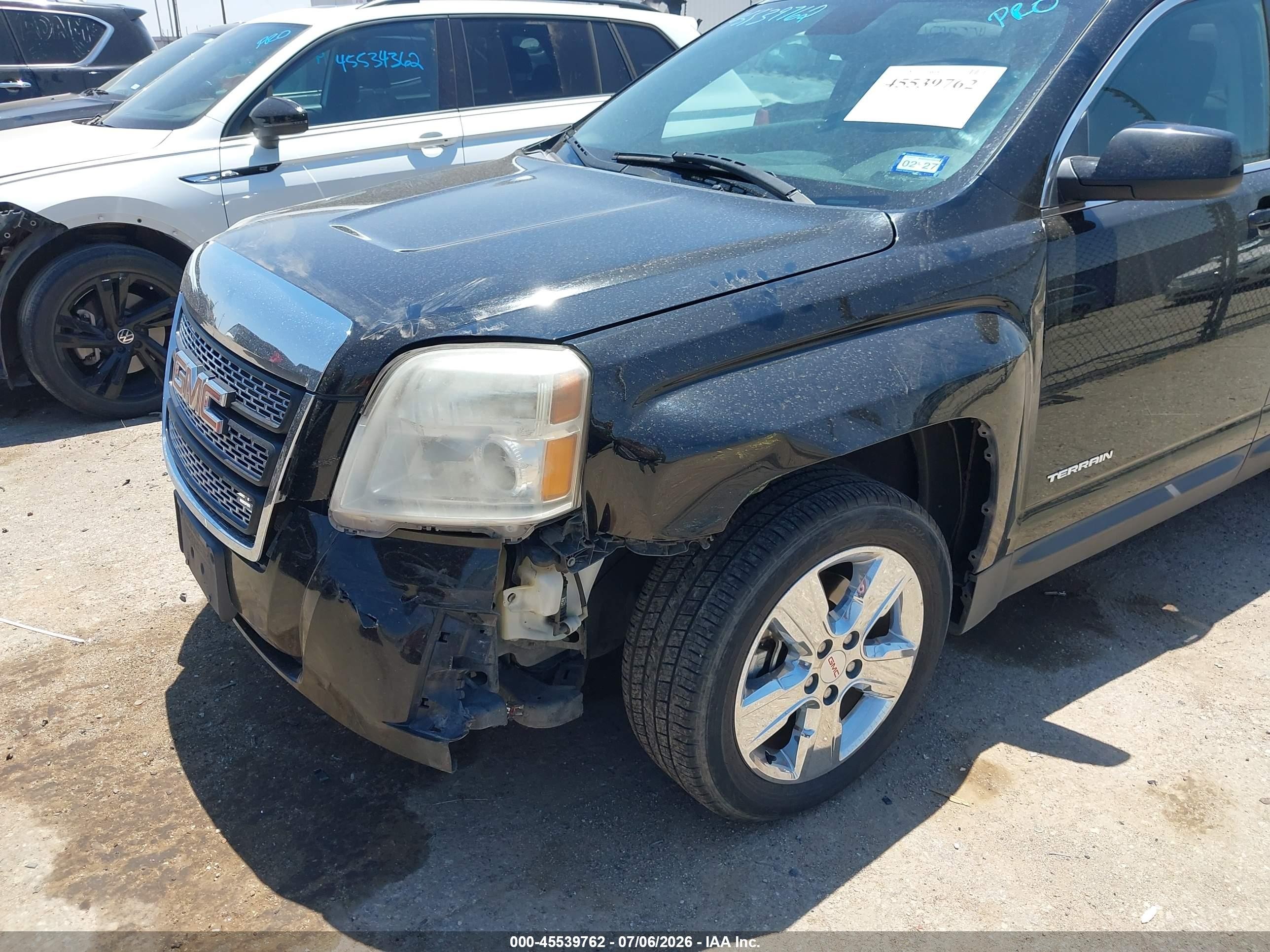 2015 Gmc Terrain Slt-1 Черный vin: 2GKALSEK5F6136226
