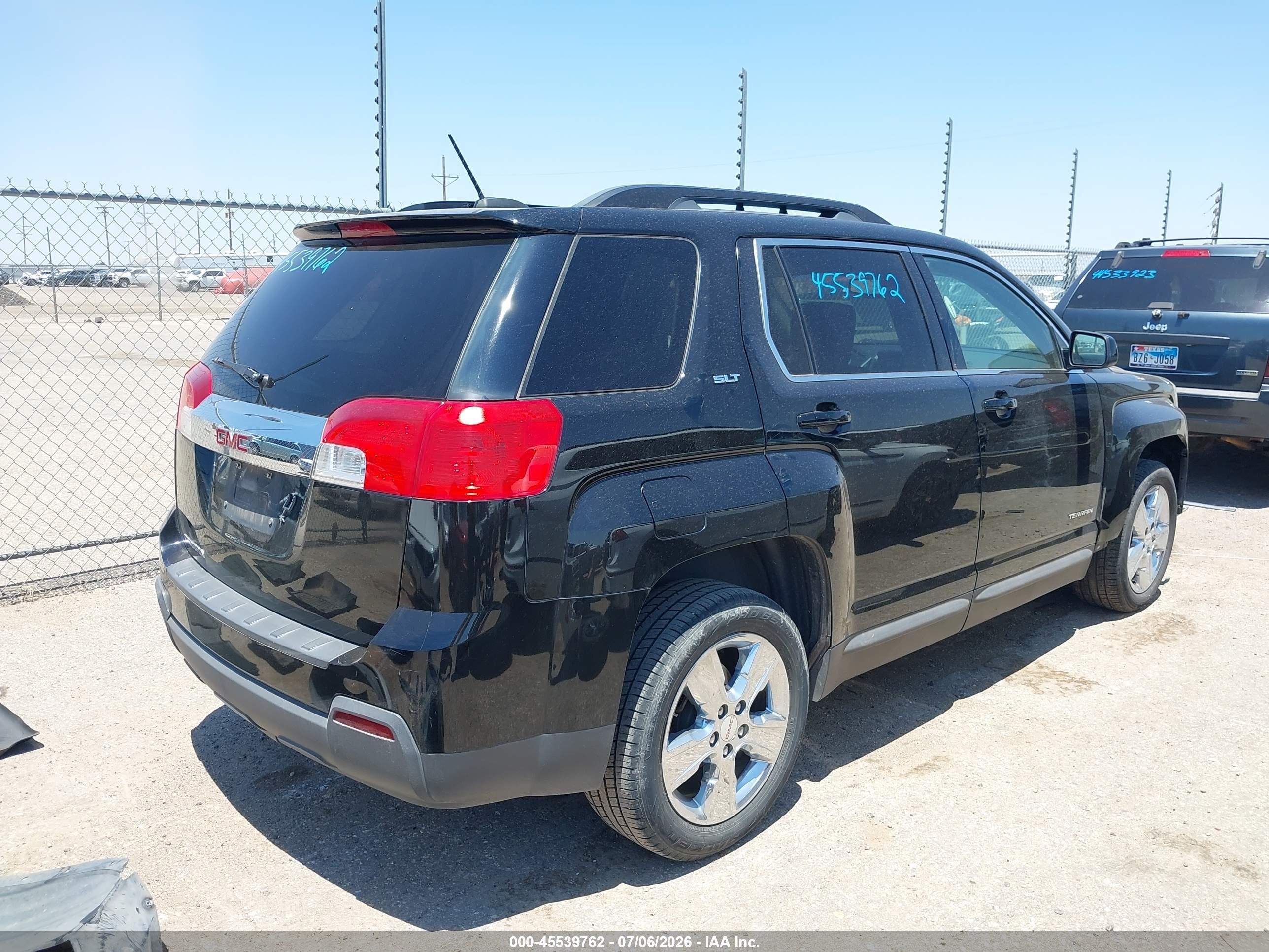 2015 Gmc Terrain Slt-1 Черный vin: 2GKALSEK5F6136226