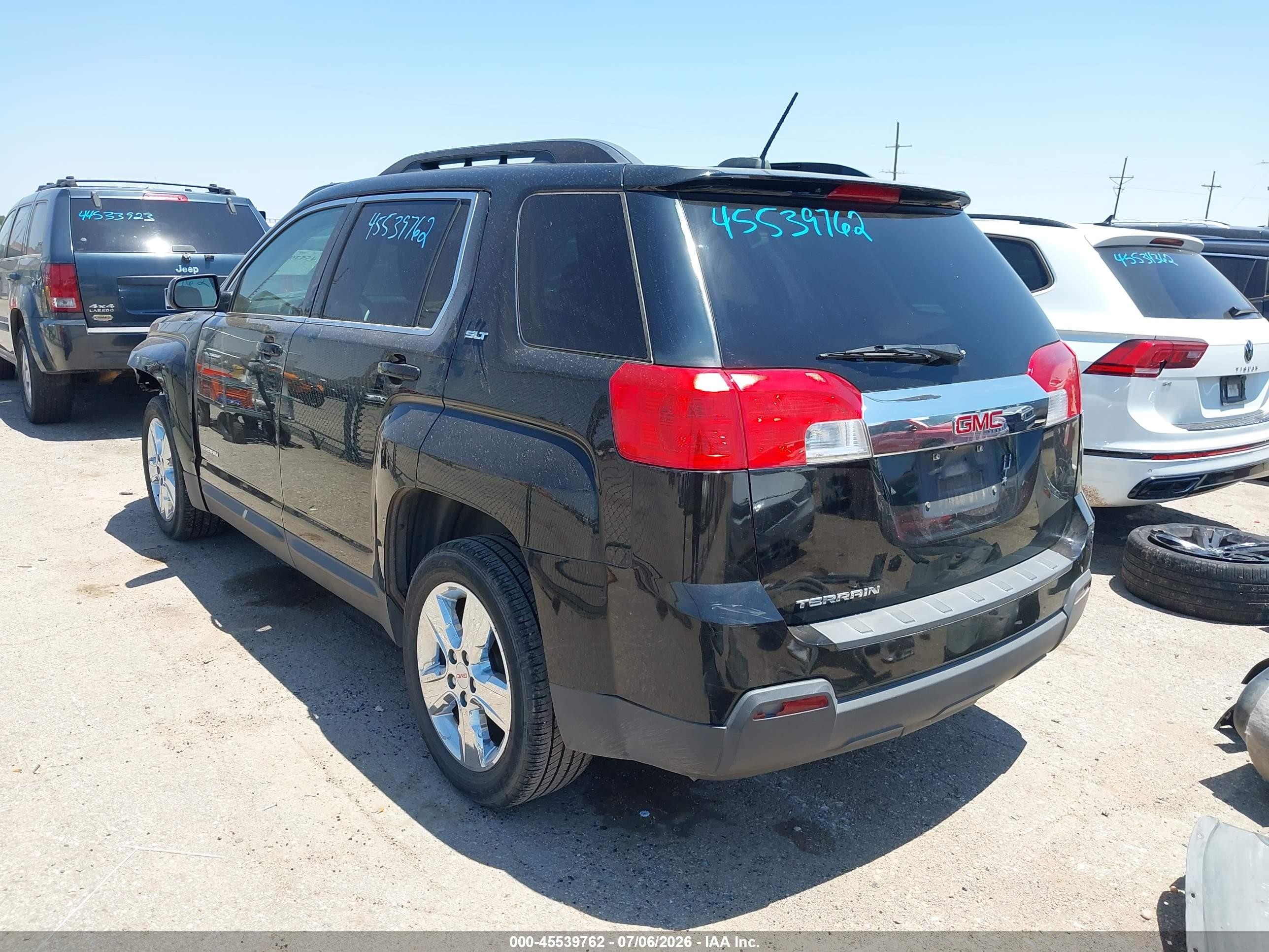 2015 Gmc Terrain Slt-1 Черный vin: 2GKALSEK5F6136226