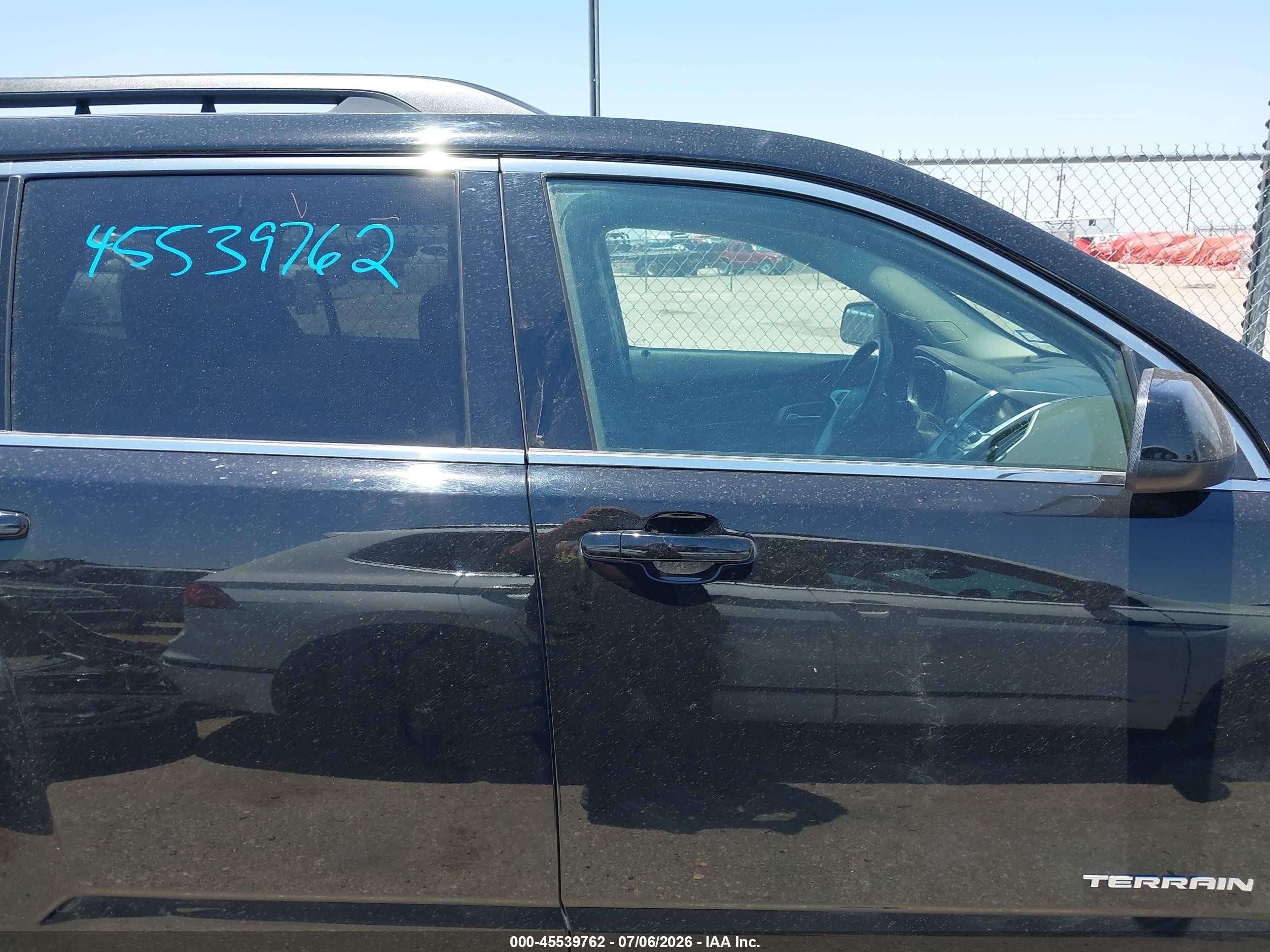 2015 Gmc Terrain Slt-1 Черный vin: 2GKALSEK5F6136226