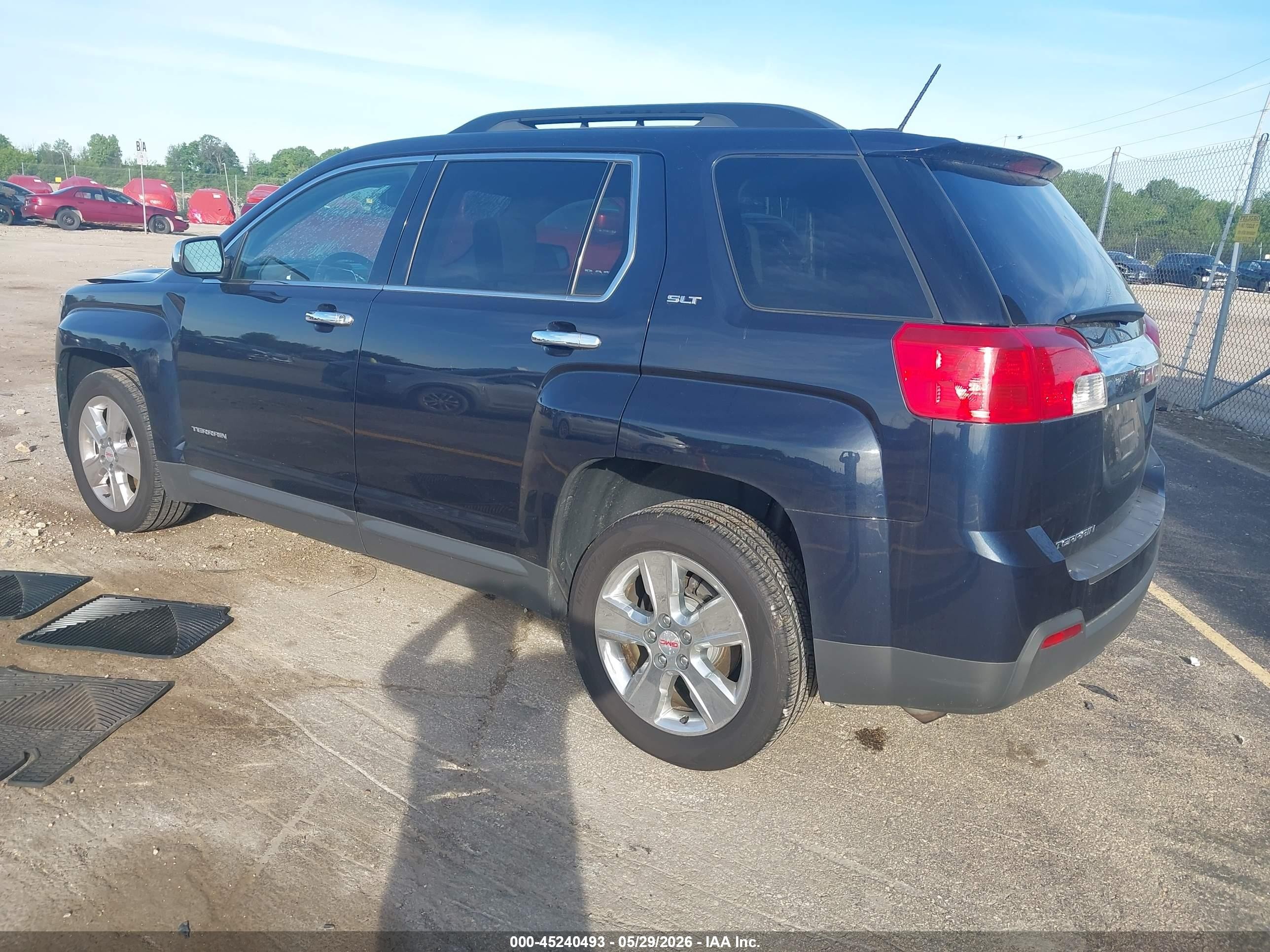 2015 Gmc Terrain Slt-1 Black vin: 2GKALSEK5F6180727