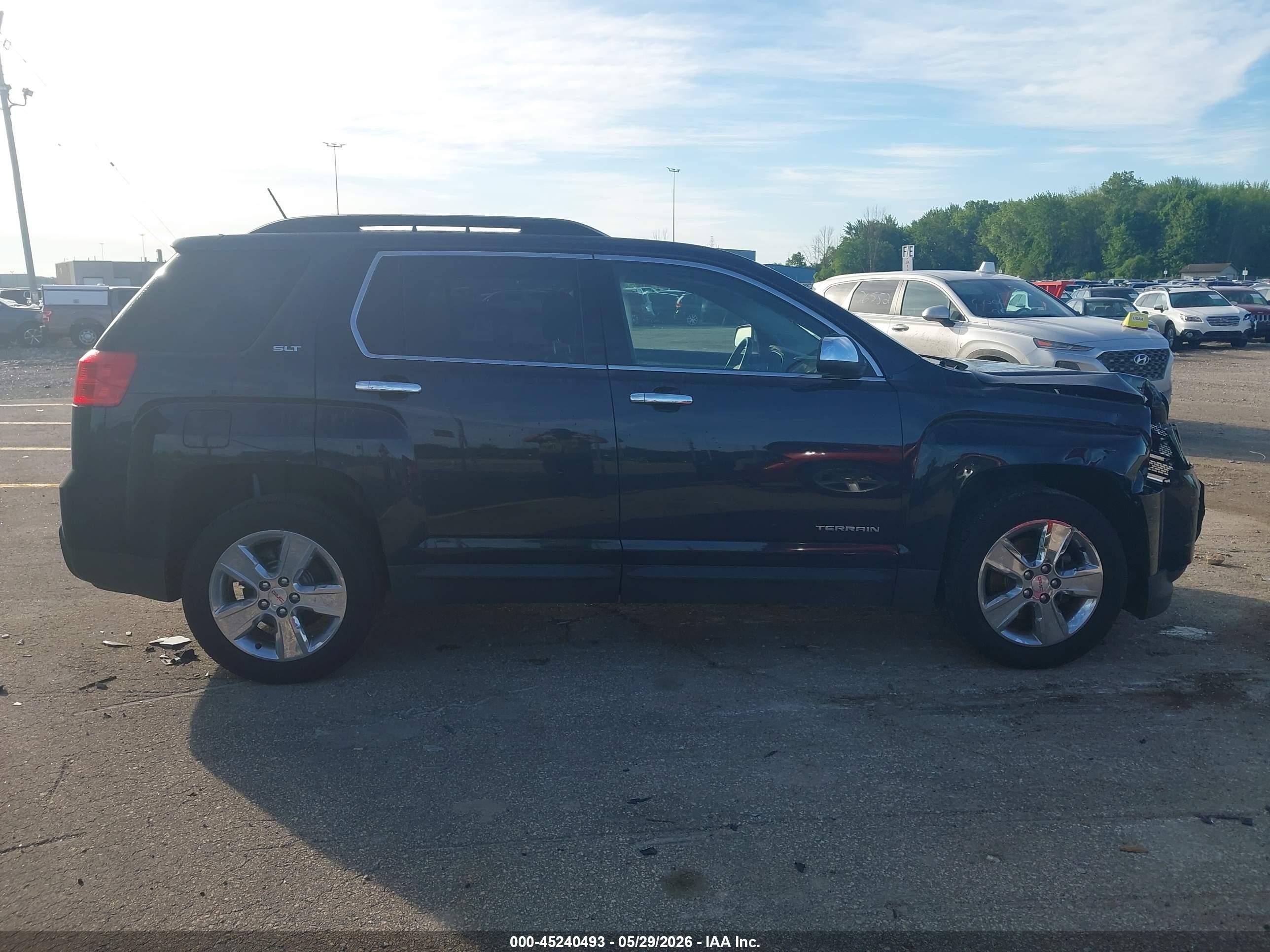 2015 Gmc Terrain Slt-1 Black vin: 2GKALSEK5F6180727