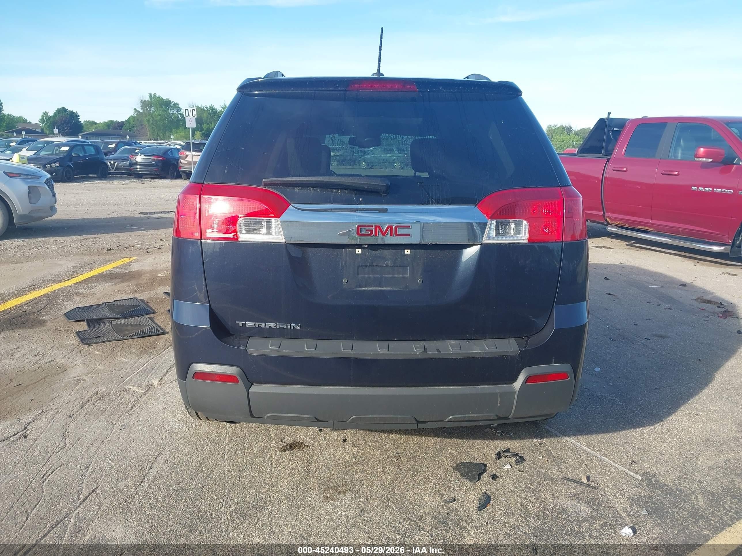 2015 Gmc Terrain Slt-1 Black vin: 2GKALSEK5F6180727