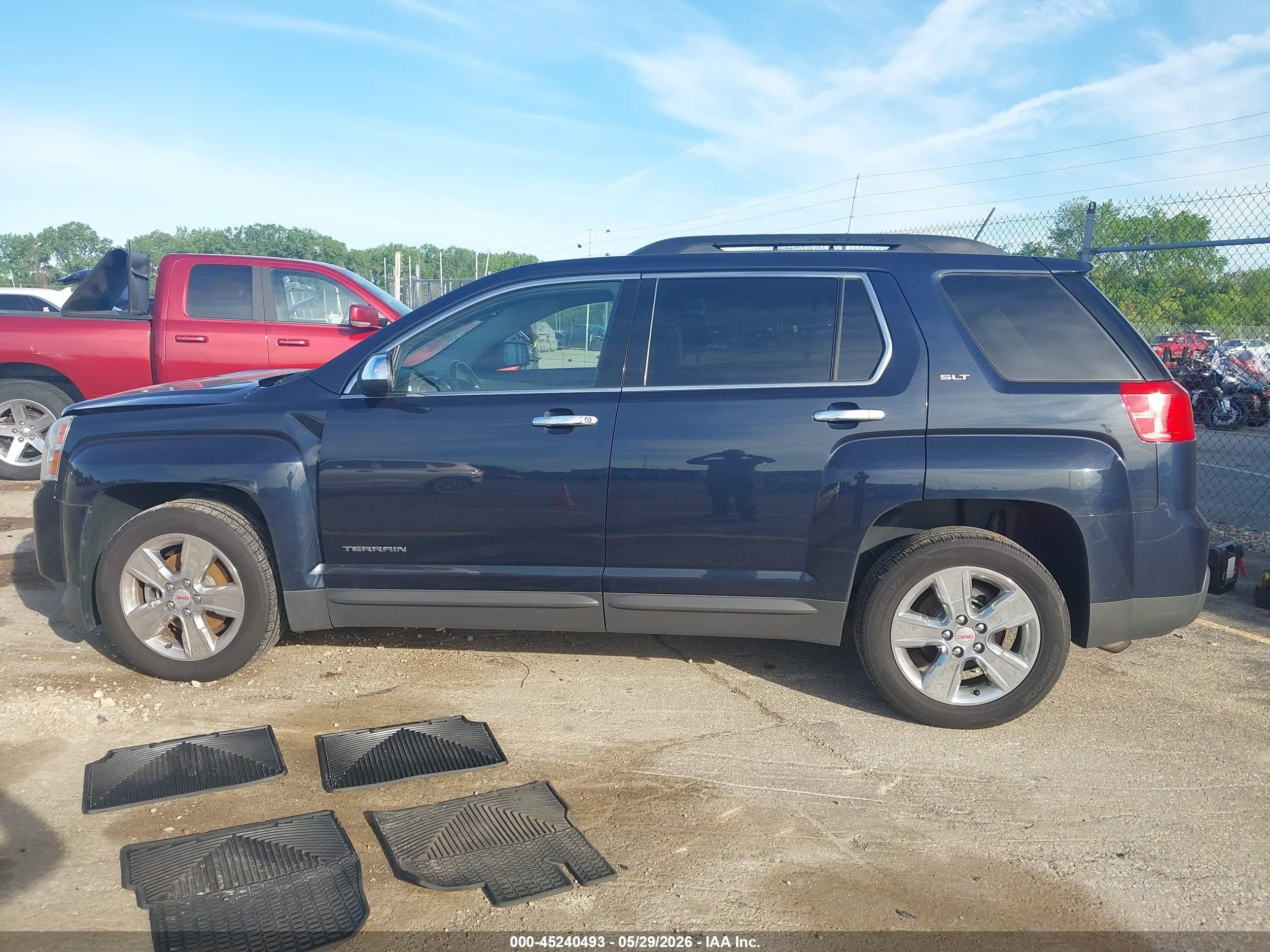 2015 Gmc Terrain Slt-1 Black vin: 2GKALSEK5F6180727