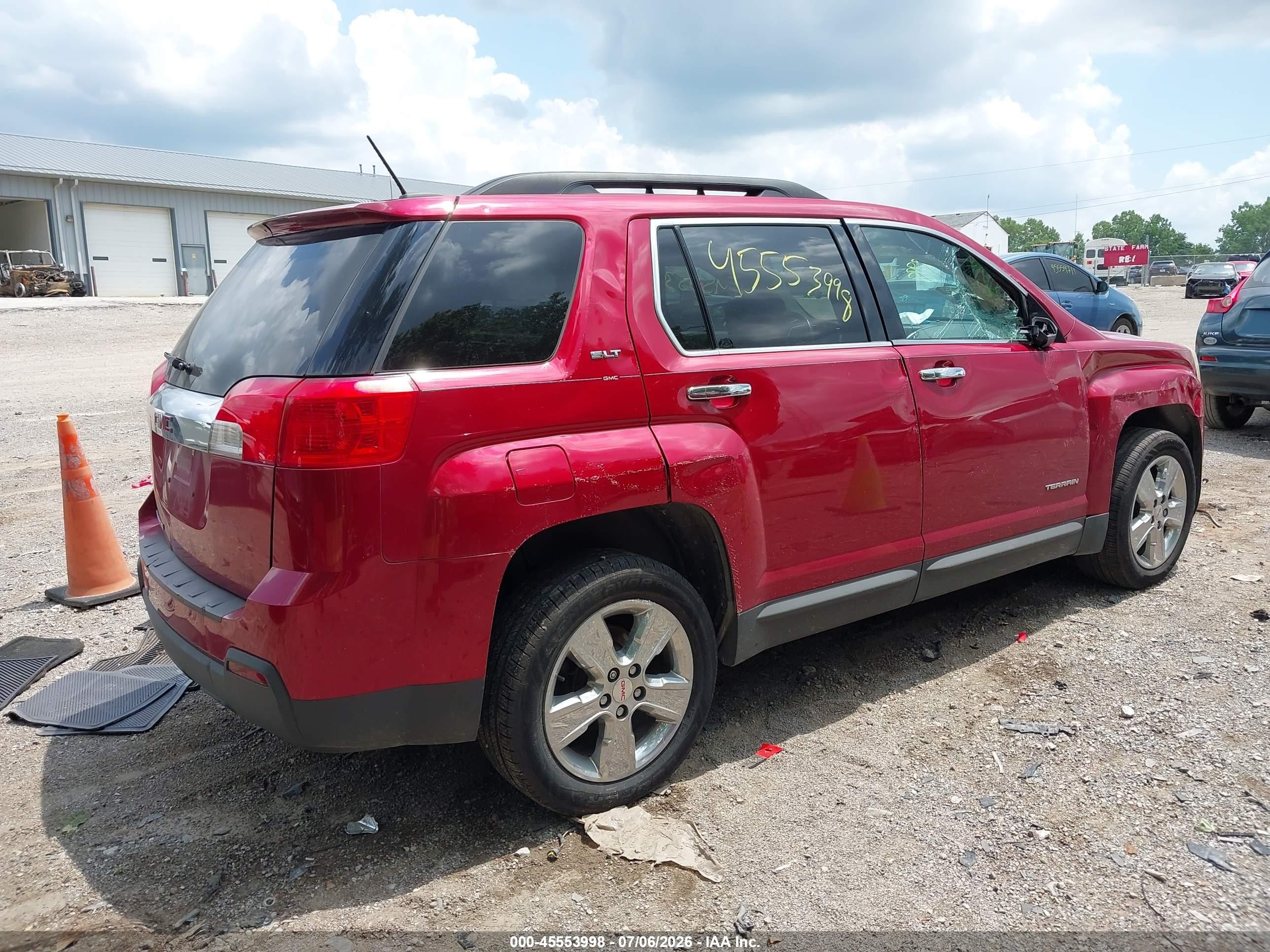 2015 Gmc Terrain Slt-1 Red vin: 2GKALSEK5F6263834