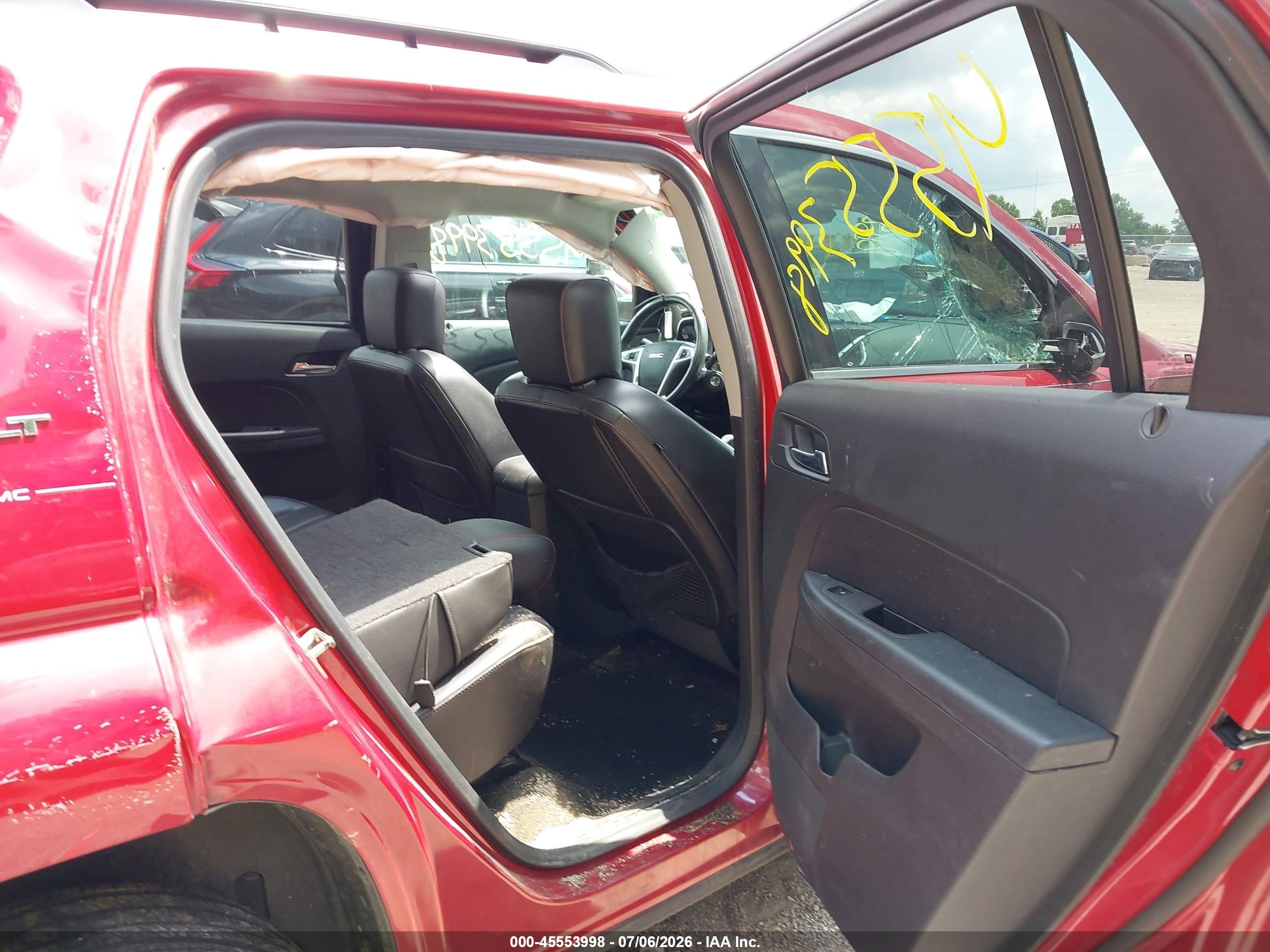 2015 Gmc Terrain Slt-1 Red vin: 2GKALSEK5F6263834