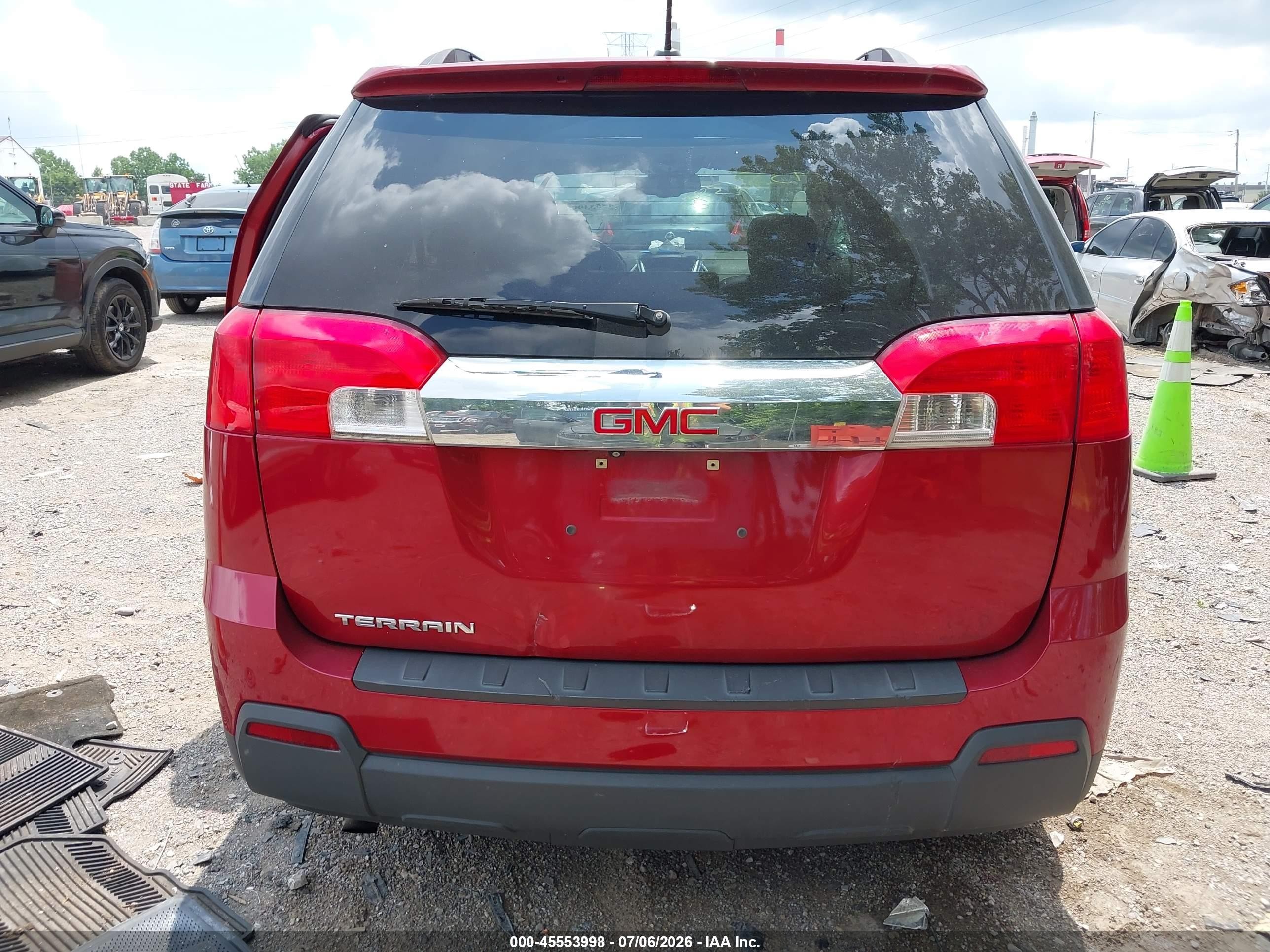 2015 Gmc Terrain Slt-1 Red vin: 2GKALSEK5F6263834