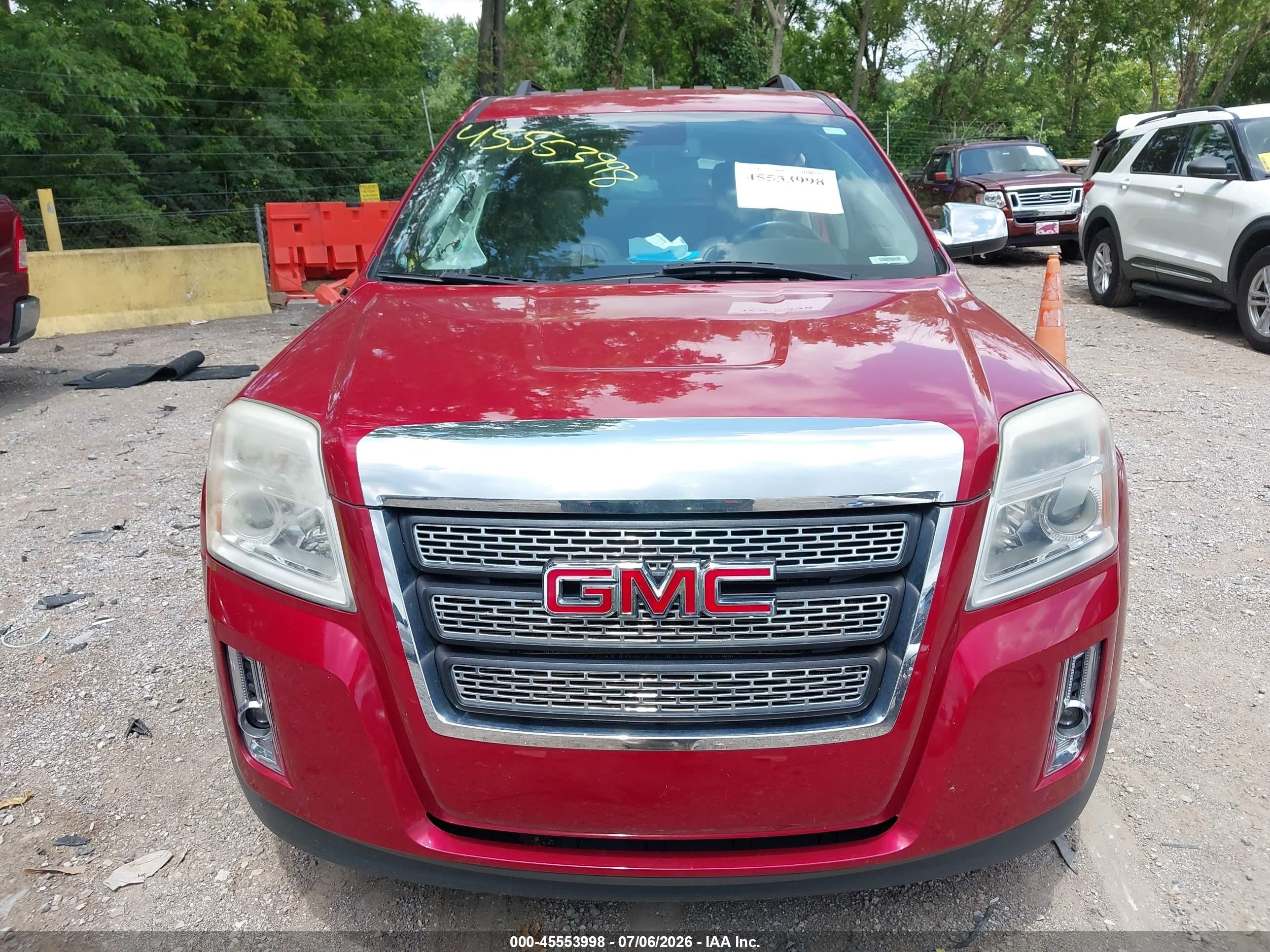 2015 Gmc Terrain Slt-1 Red vin: 2GKALSEK5F6263834