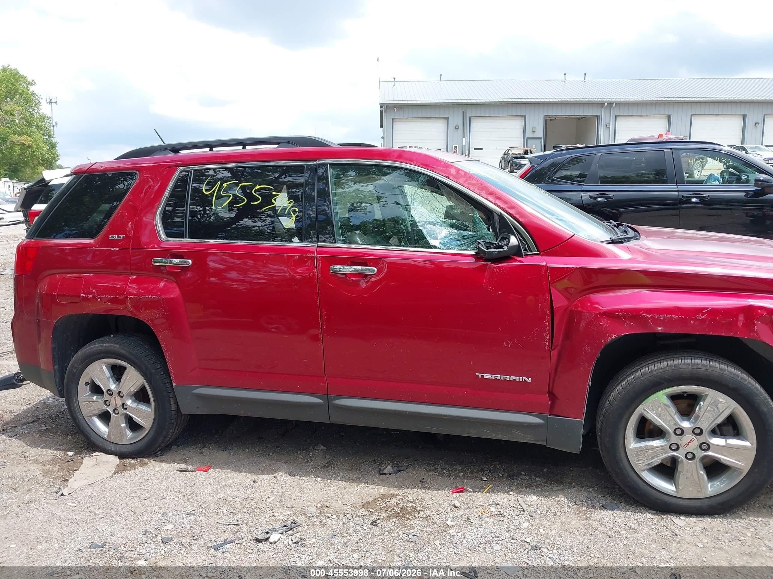 2015 Gmc Terrain Slt-1 Red vin: 2GKALSEK5F6263834