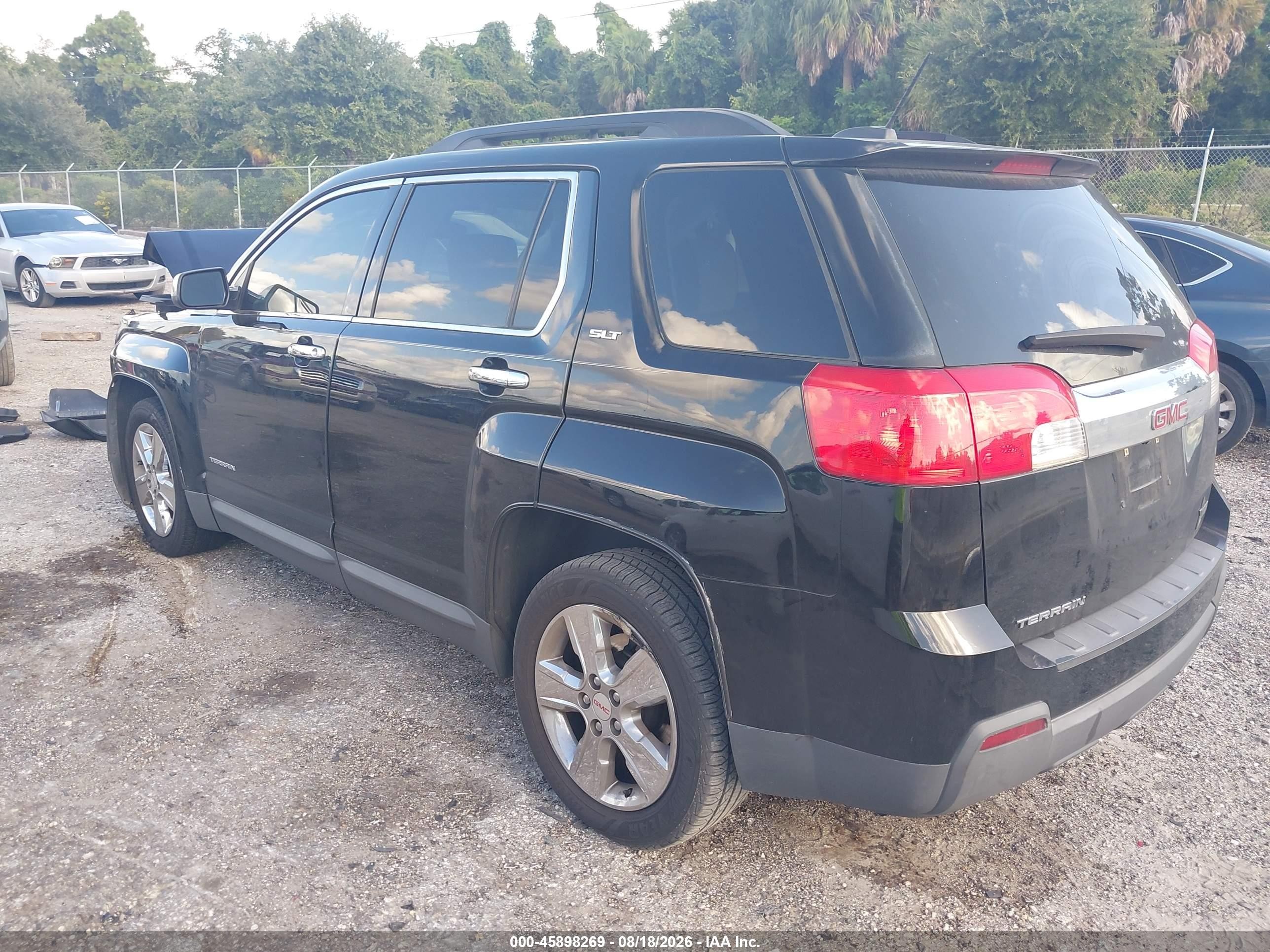 2015 Gmc Terrain Slt-1 Black vin: 2GKALSEK5F6407995