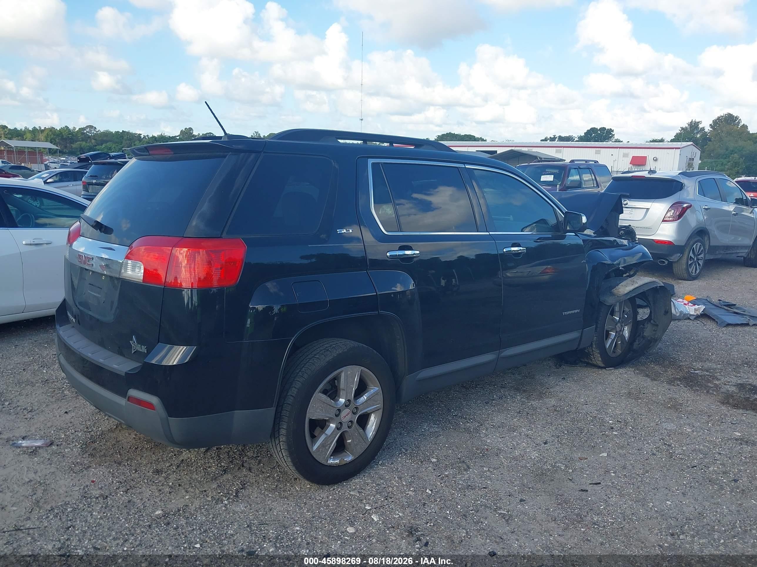 2015 Gmc Terrain Slt-1 Black vin: 2GKALSEK5F6407995