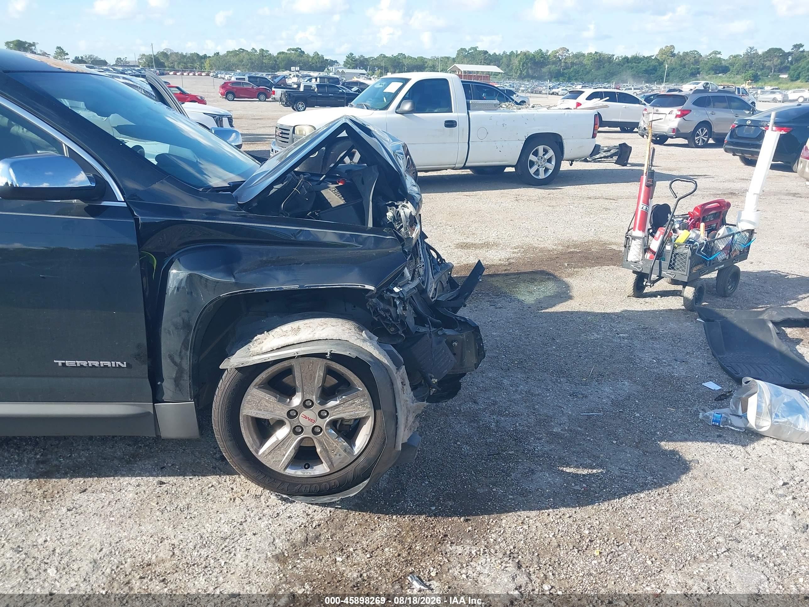 2015 Gmc Terrain Slt-1 Black vin: 2GKALSEK5F6407995