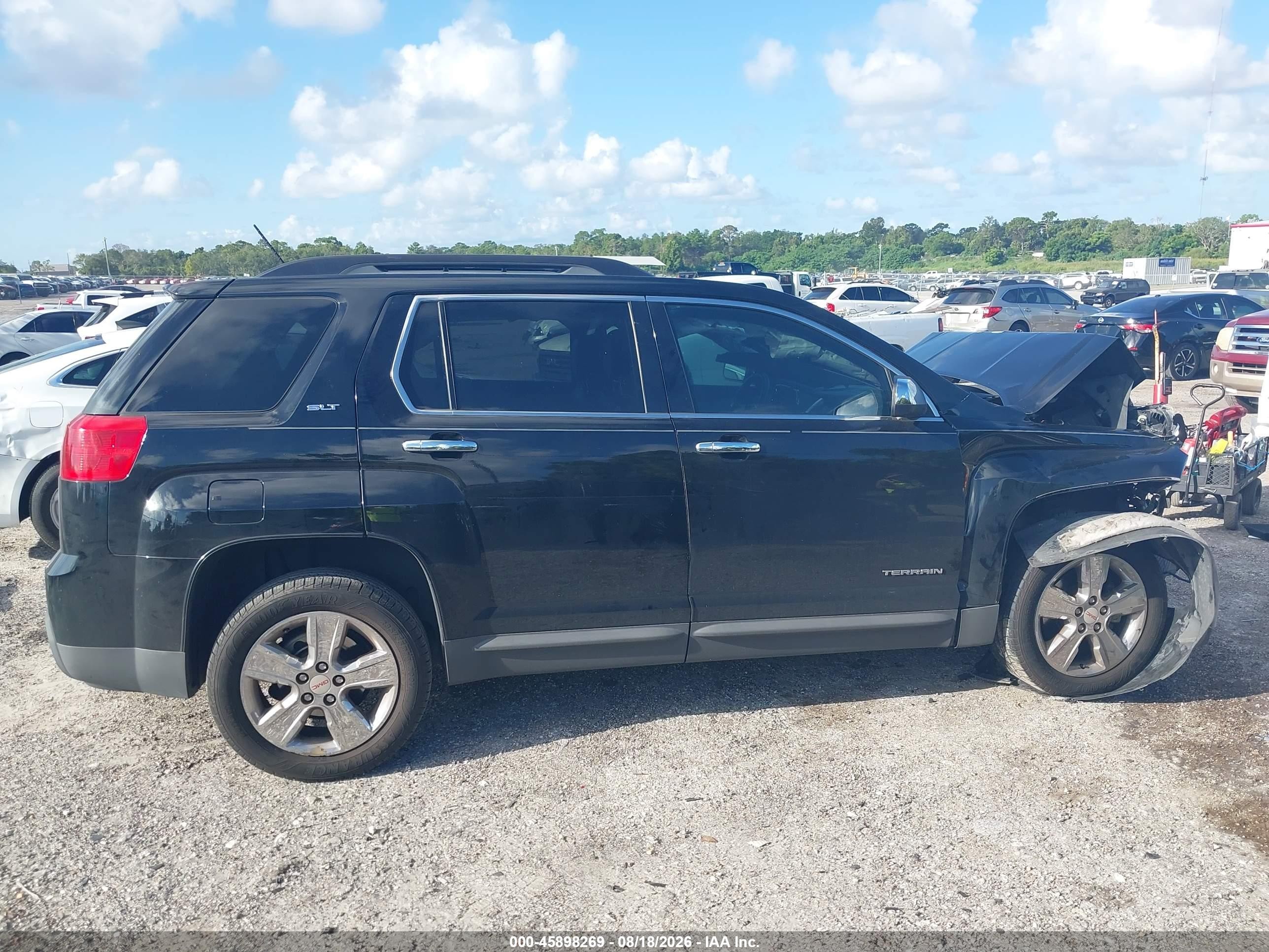 2015 Gmc Terrain Slt-1 Black vin: 2GKALSEK5F6407995