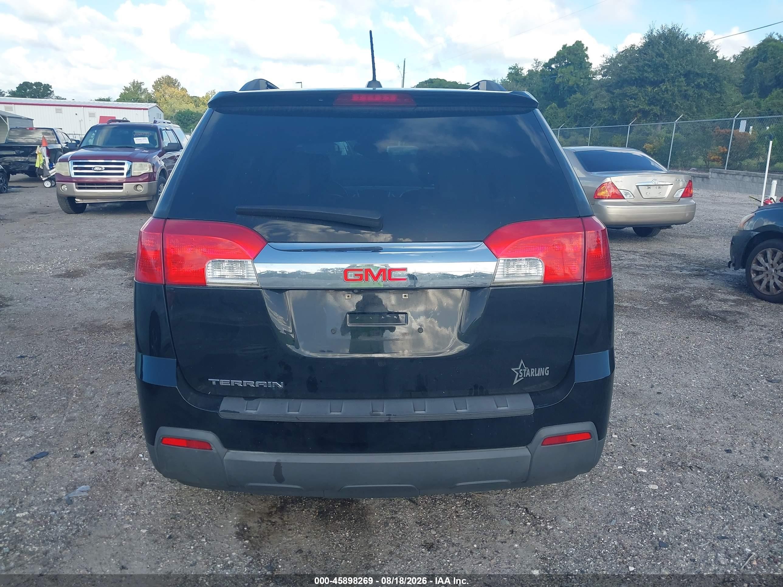 2015 Gmc Terrain Slt-1 Black vin: 2GKALSEK5F6407995