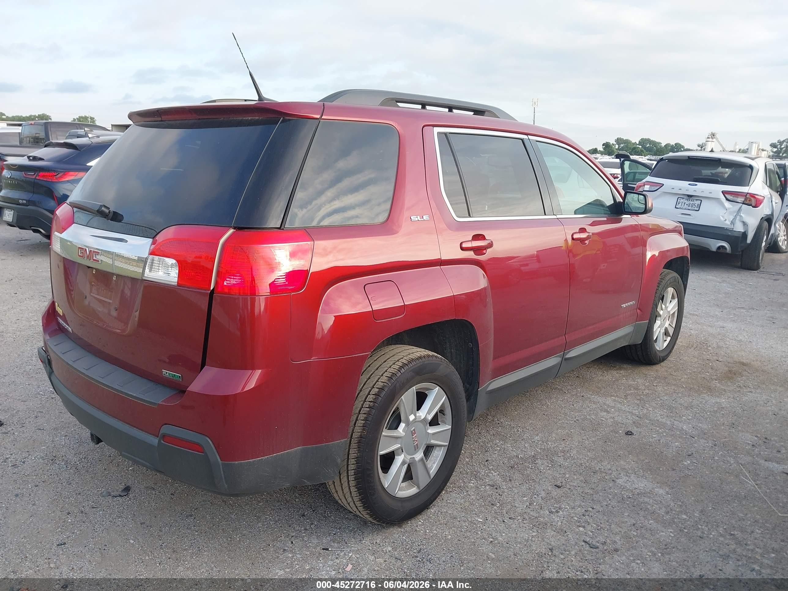2012 Gmc Terrain Sle-2 Red vin: 2GKALSEK6C6226903