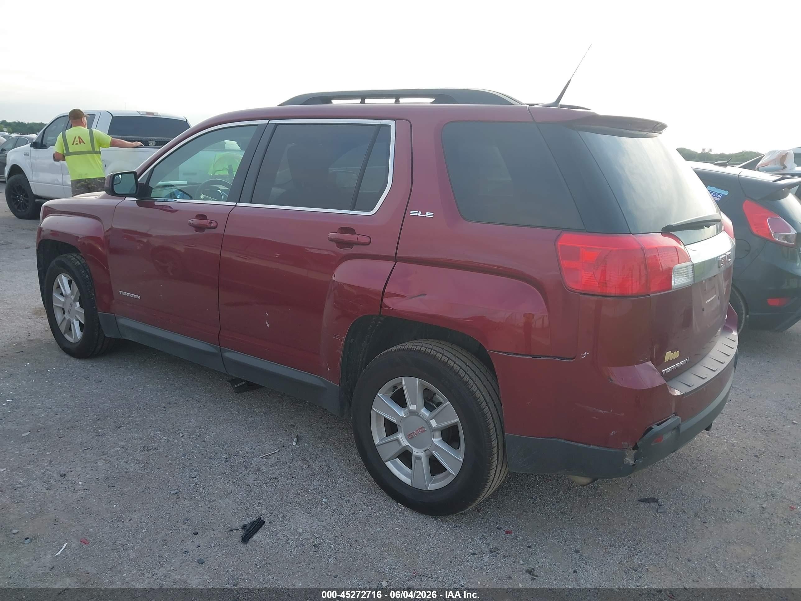 2012 Gmc Terrain Sle-2 Red vin: 2GKALSEK6C6226903