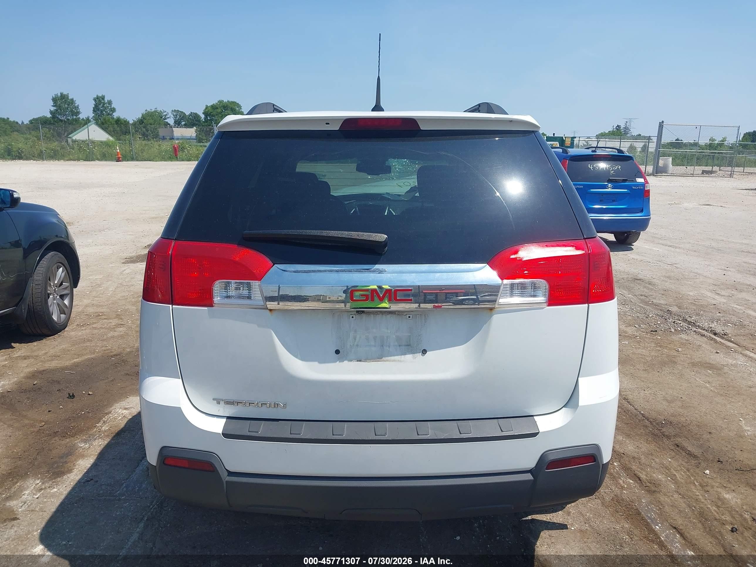 2012 Gmc Terrain Sle-2 White vin: 2GKALSEK6C6291508