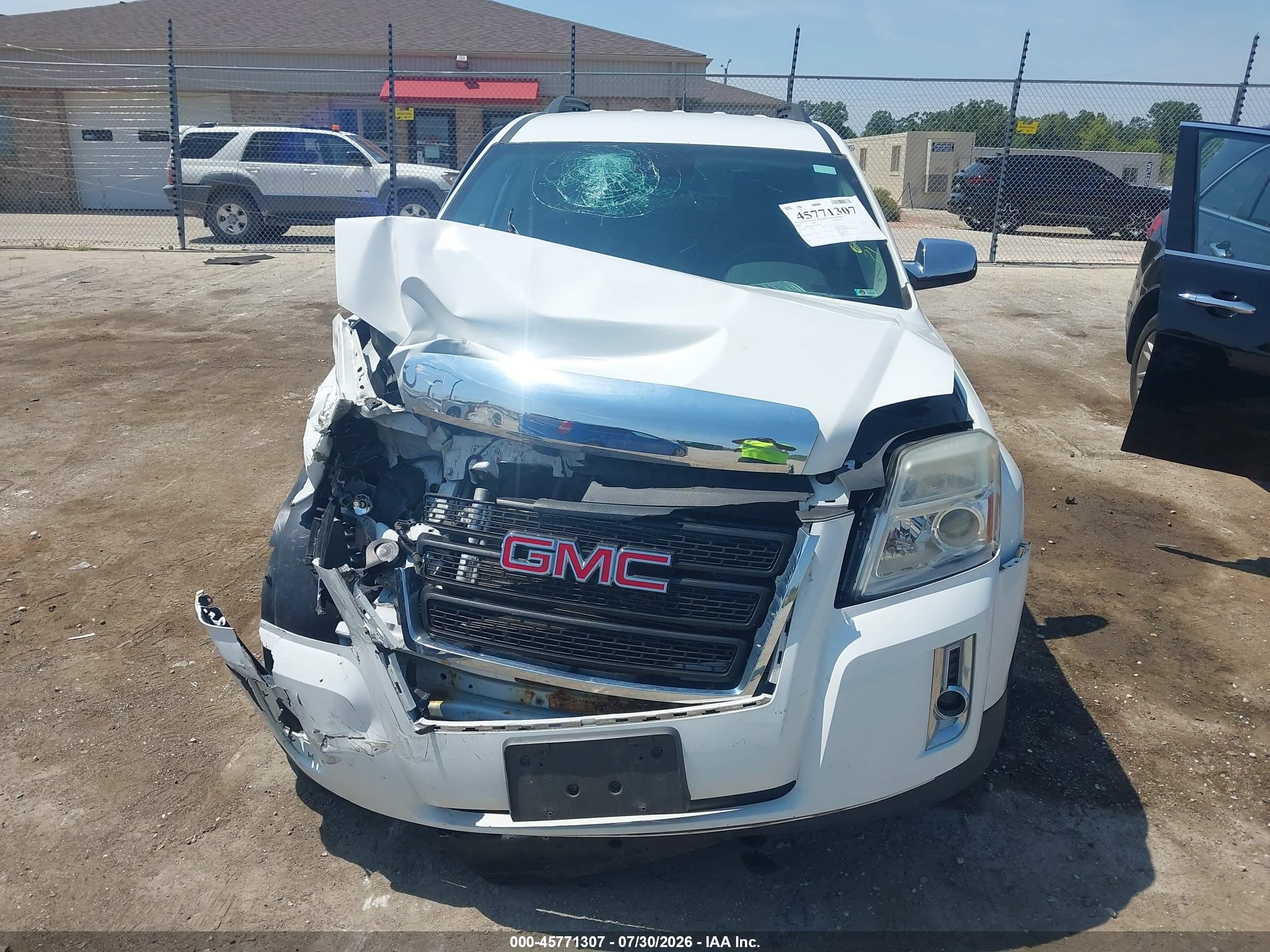 2012 Gmc Terrain Sle-2 White vin: 2GKALSEK6C6291508