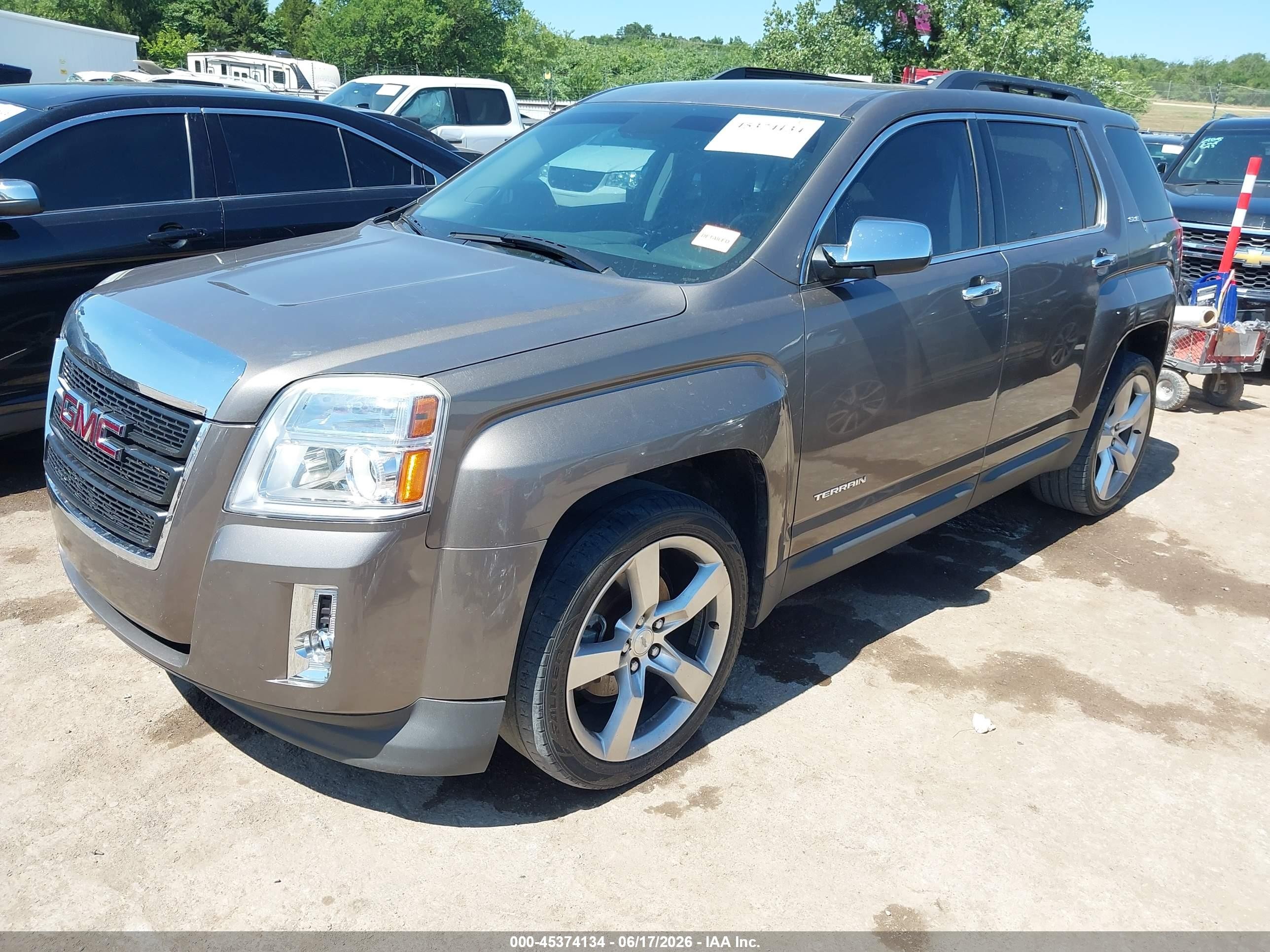 2012 Gmc Terrain Sle-2 Gray vin: 2GKALSEK6C6391169
