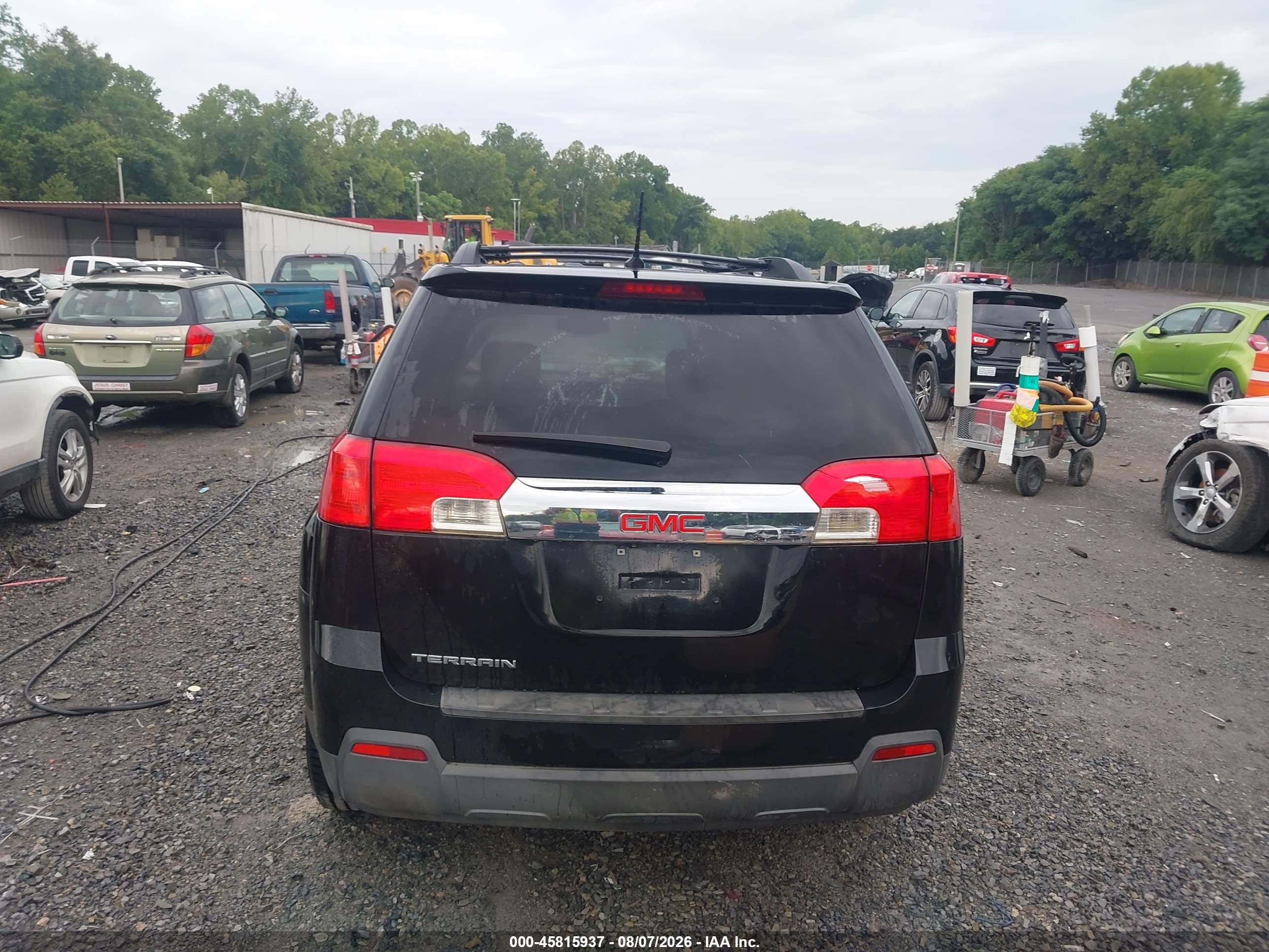 2013 Gmc Terrain Sle-2 Black vin: 2GKALSEK6D6237031