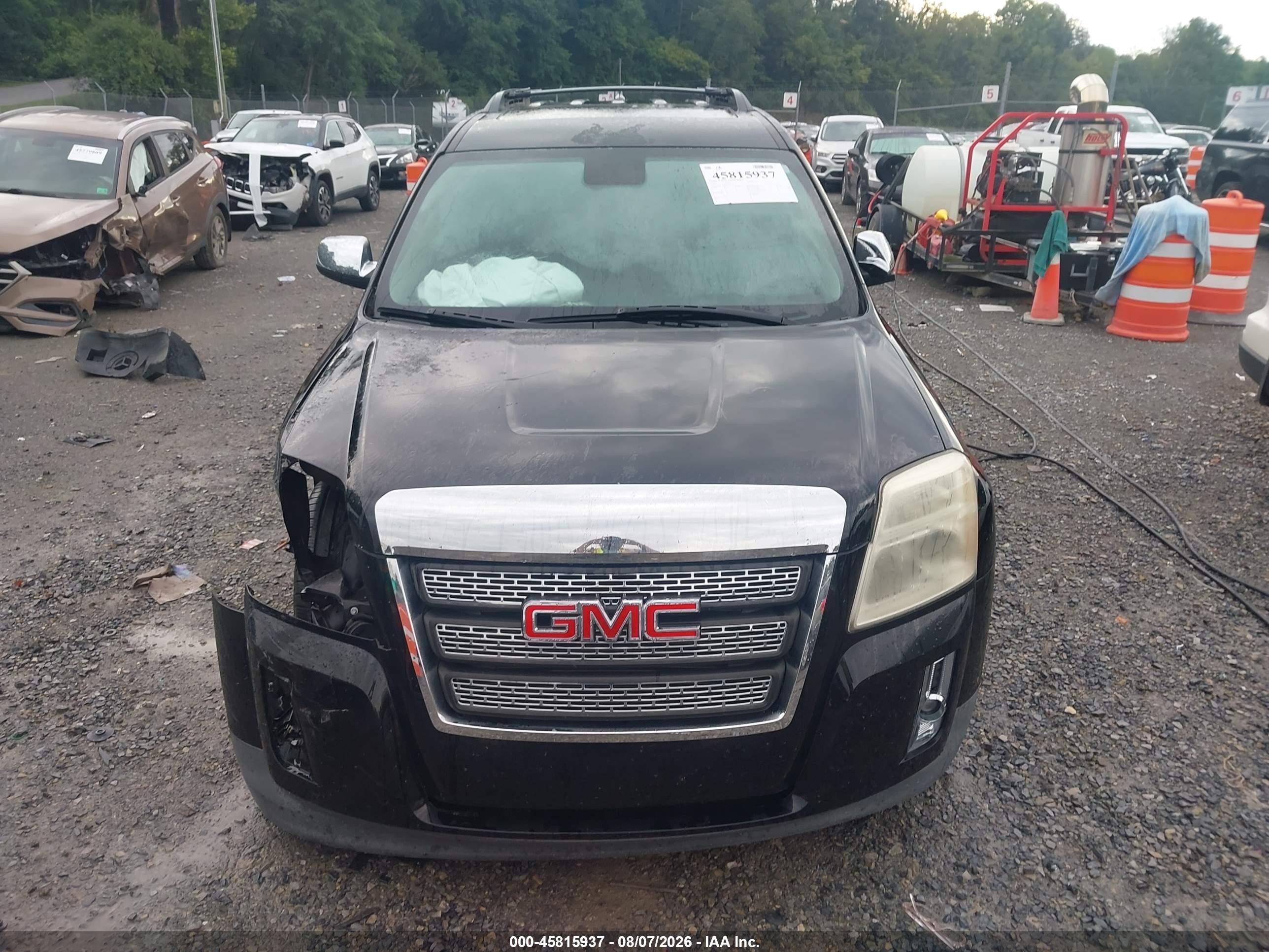 2013 Gmc Terrain Sle-2 Black vin: 2GKALSEK6D6237031