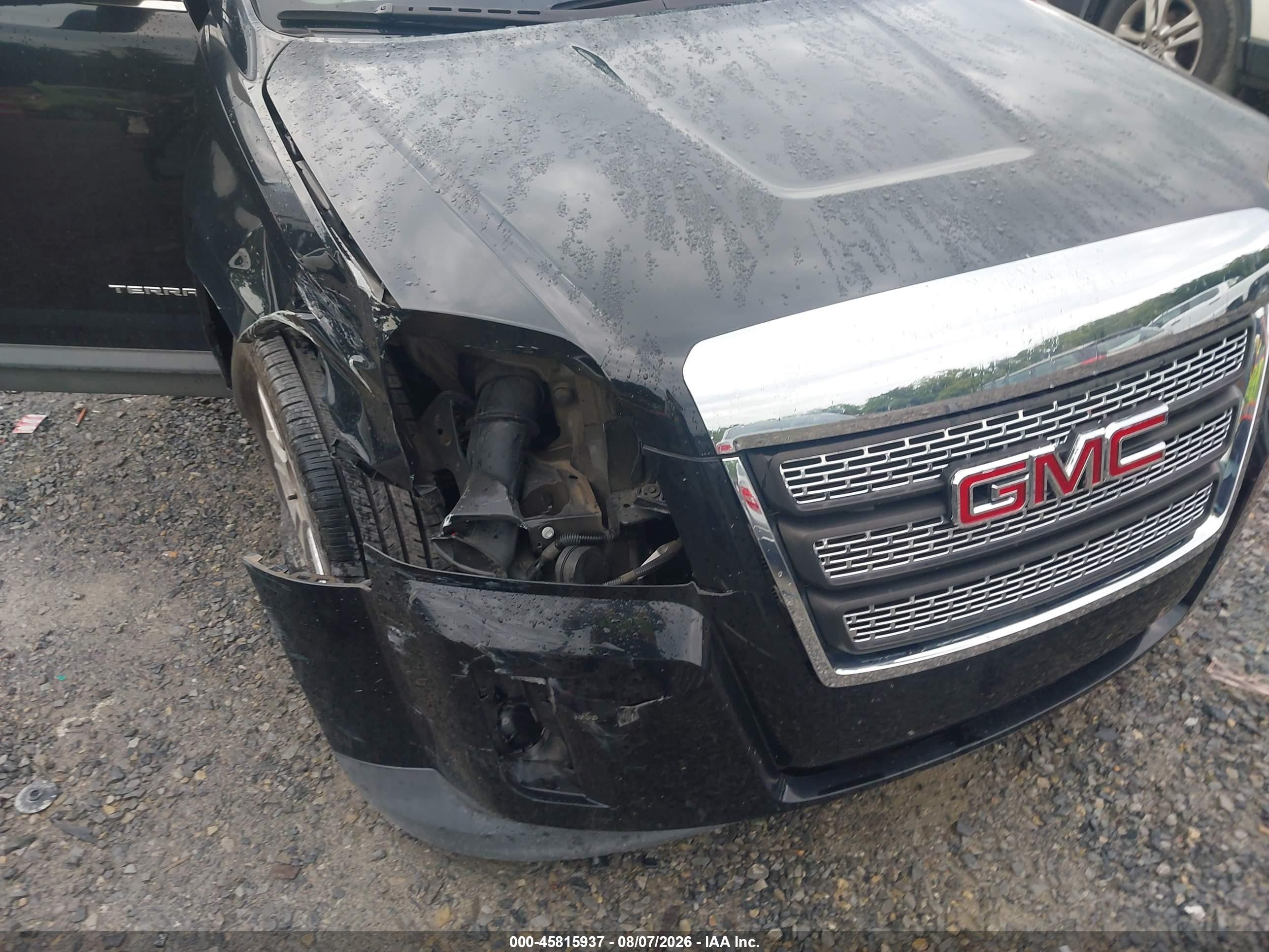 2013 Gmc Terrain Sle-2 Black vin: 2GKALSEK6D6237031