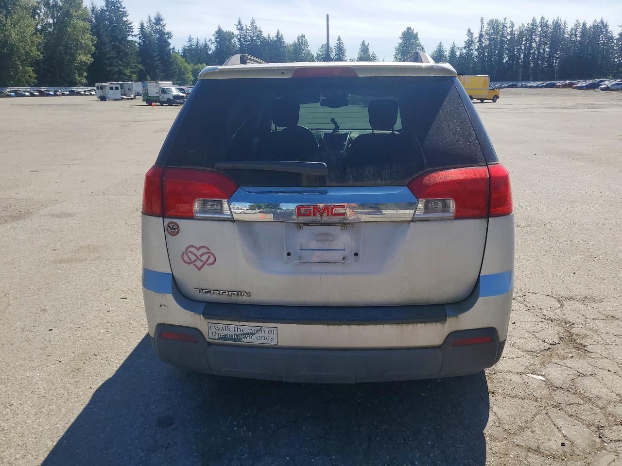 2013 Gmc Terrain Sle Silver vin: 2GKALSEK6D6345813